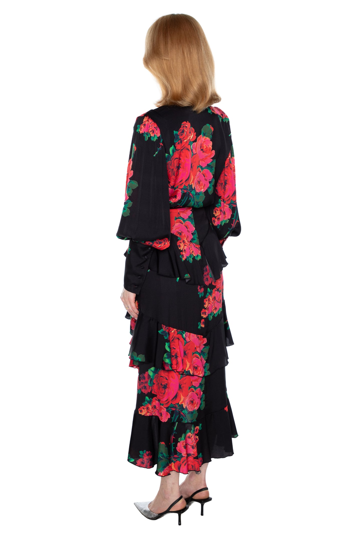 'SEVILLE ROSE' SHORTIE RUFFLE SKIRT - - Libertine