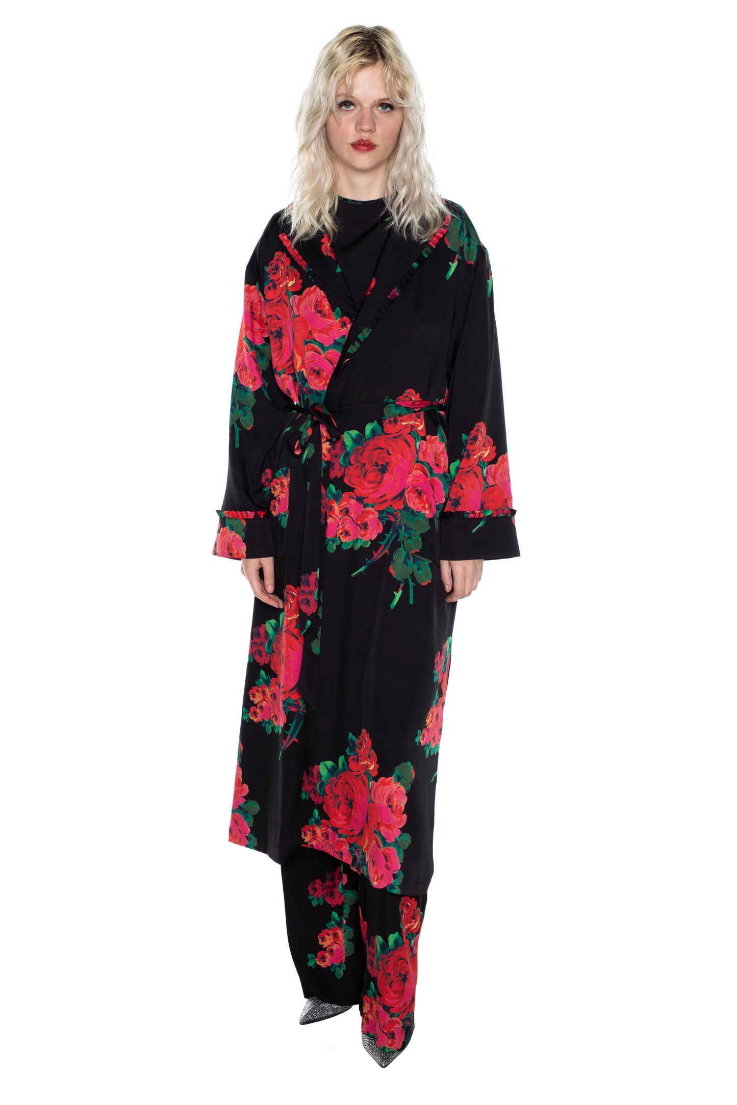 'SEVILLE ROSE ROBE COAT - - Libertine