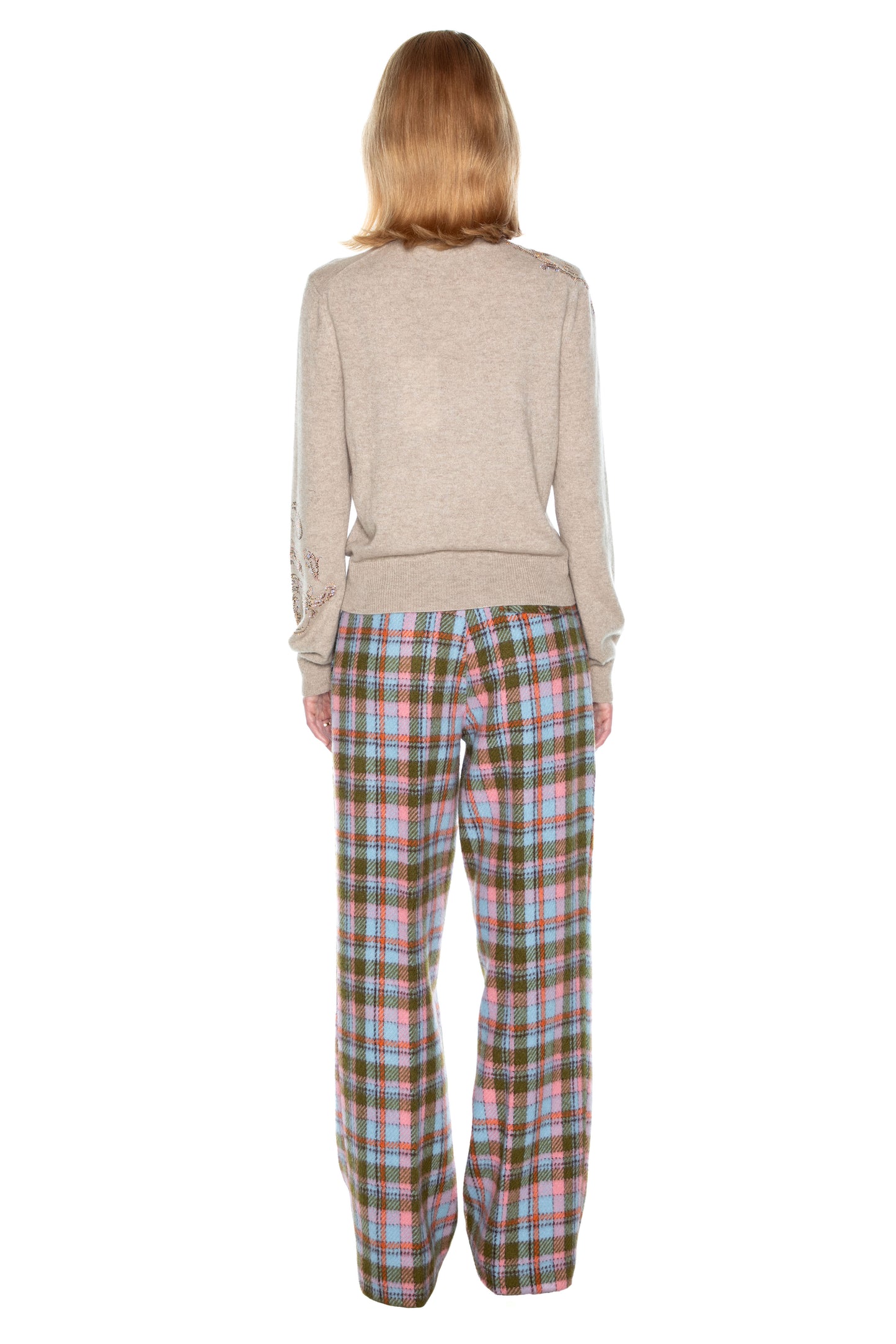 'SCOTTISH PAISLEY' SHRUNKEN PULLOVER SWEATER - - Libertine