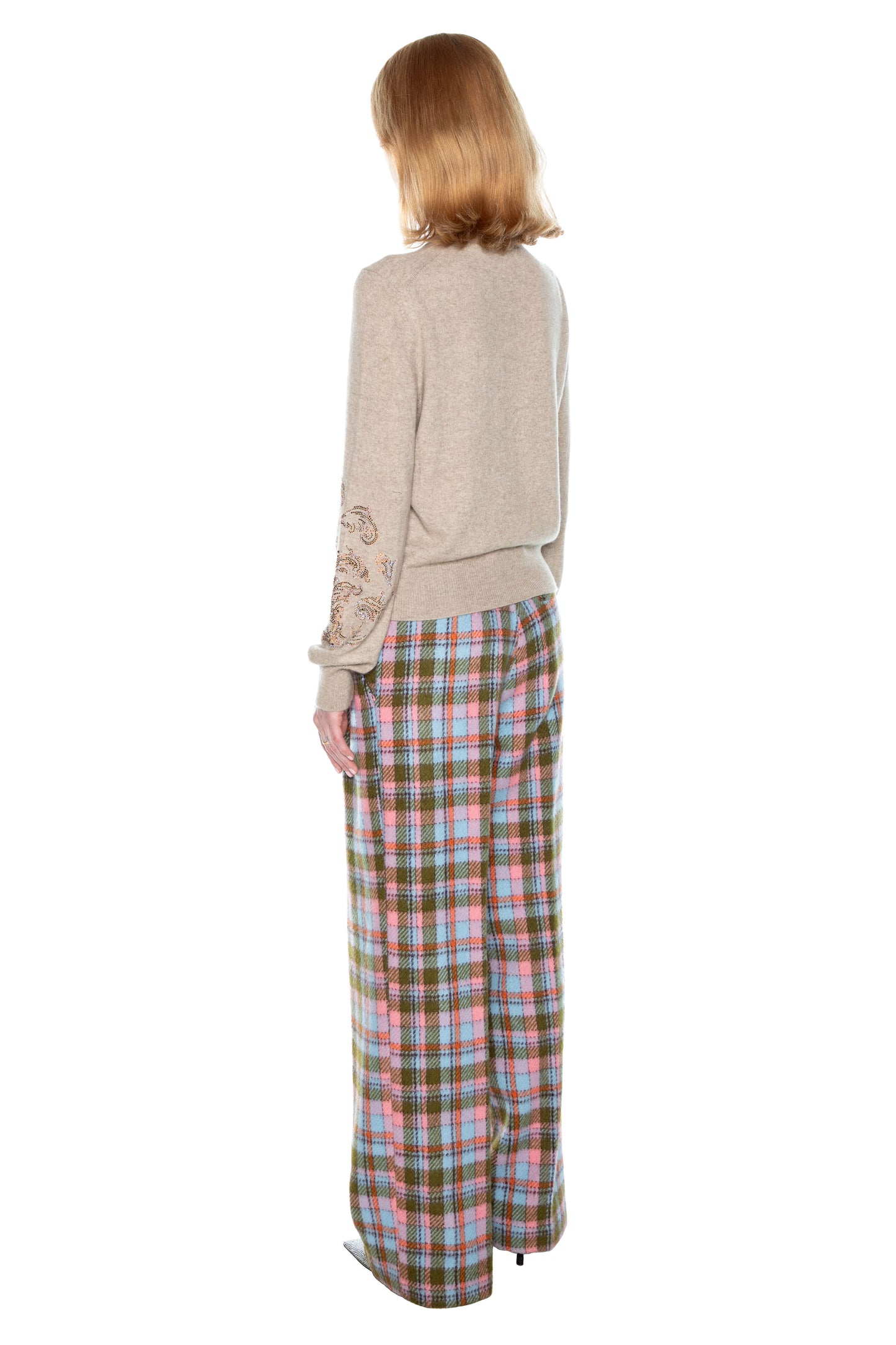 'SCOTTISH PAISLEY' SHRUNKEN PULLOVER SWEATER - - Libertine