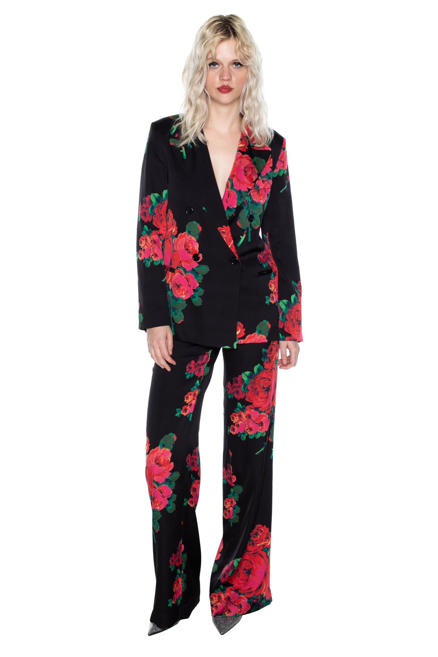 'SEVILLE ROSE' DOUBLE BREASTED JACKET - - Libertine