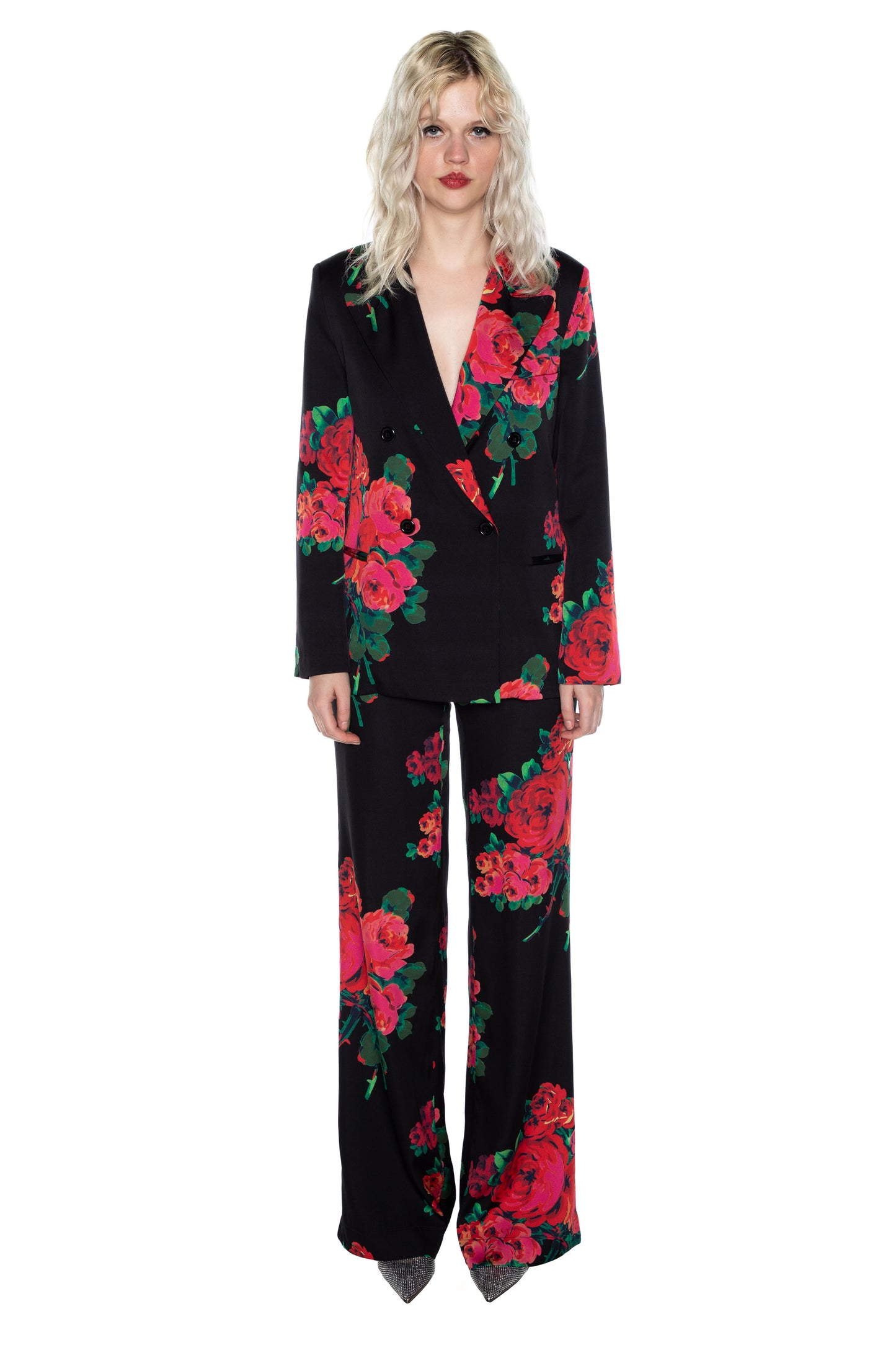 'SEVILLE ROSE' DOUBLE BREASTED JACKET - - Libertine