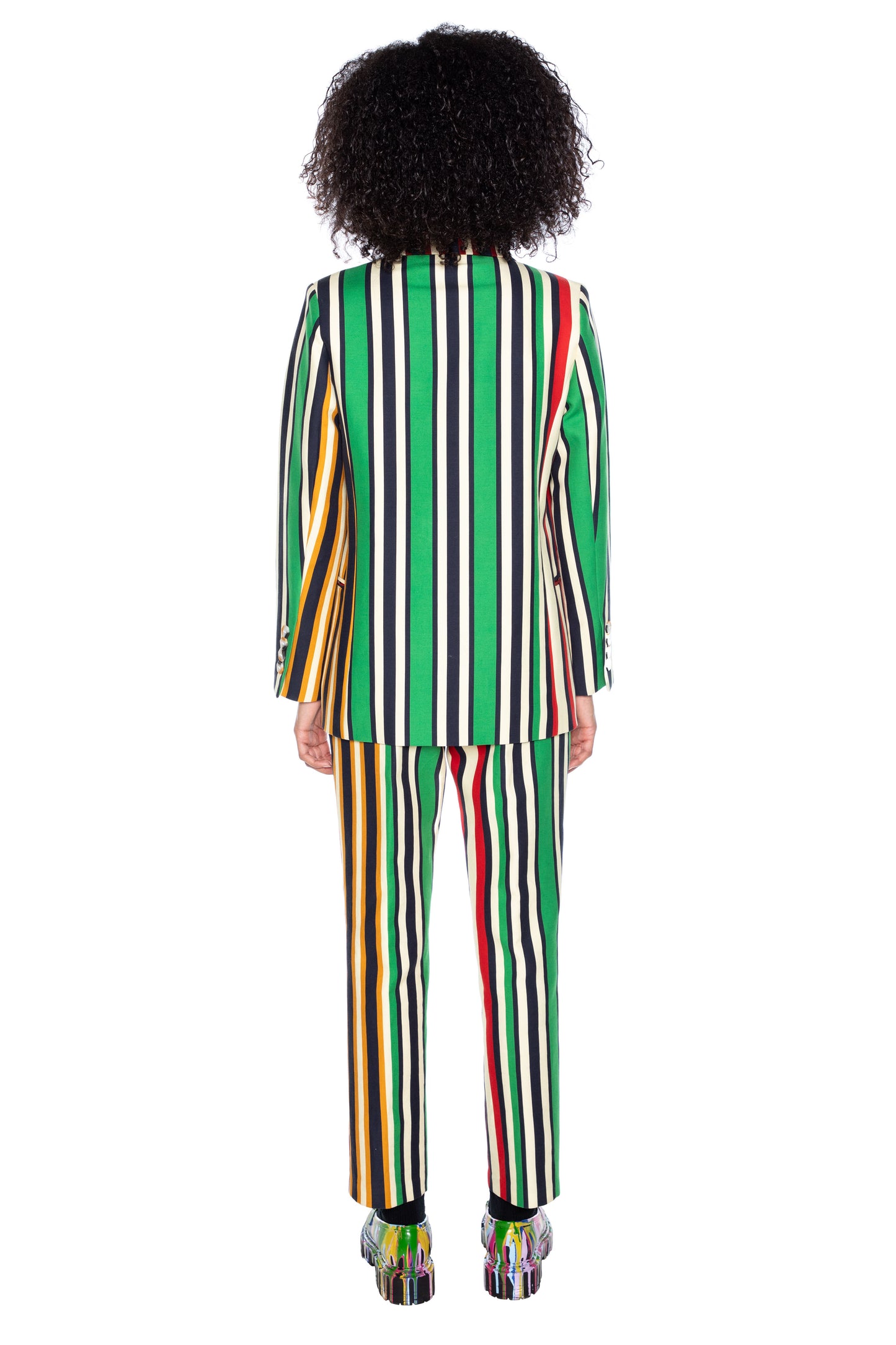 'ETON STRIPE' DOUBLE BREASTED BLAZER - - Libertine