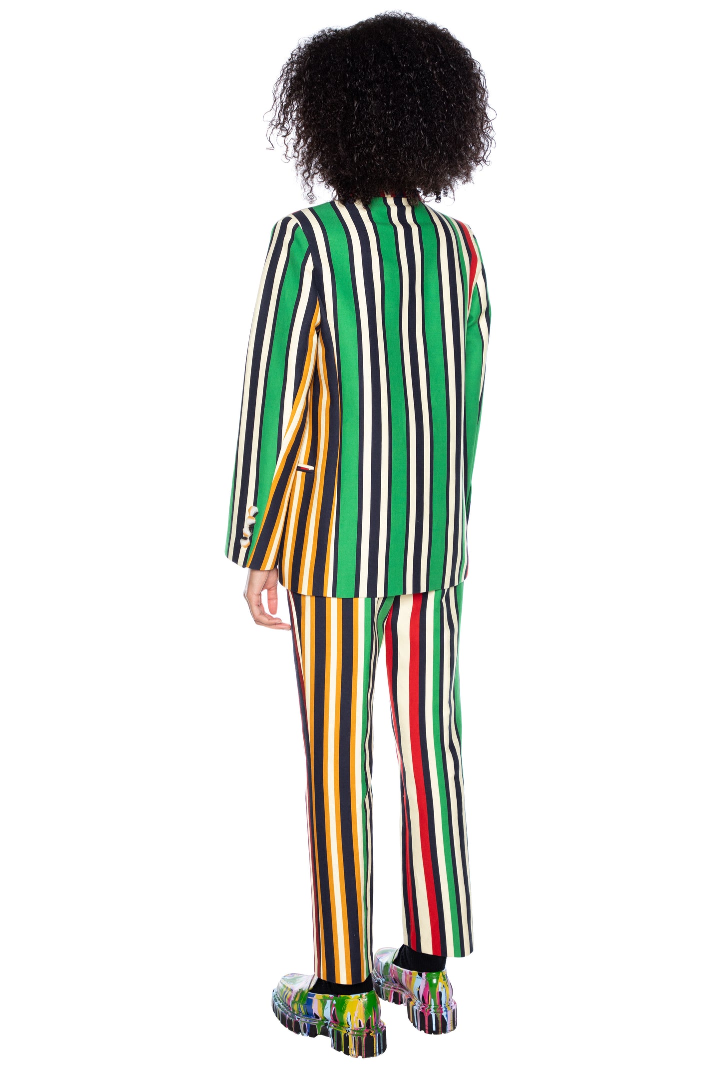 'ETON STRIPE' DOUBLE BREASTED BLAZER - - Libertine