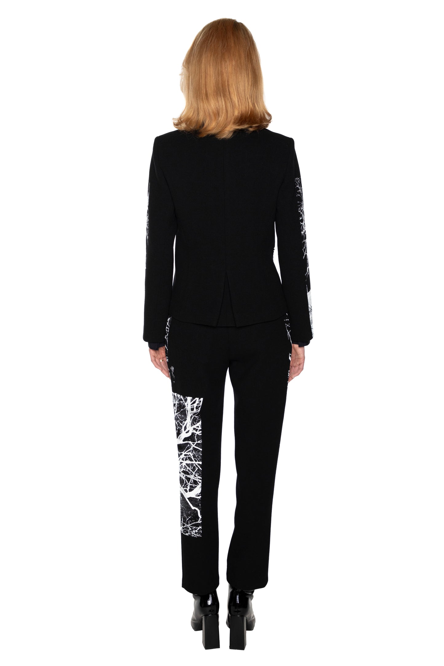 'MIDNIGHT FOREST' LONG SLEEVE SHORT BLAZER - - Libertine