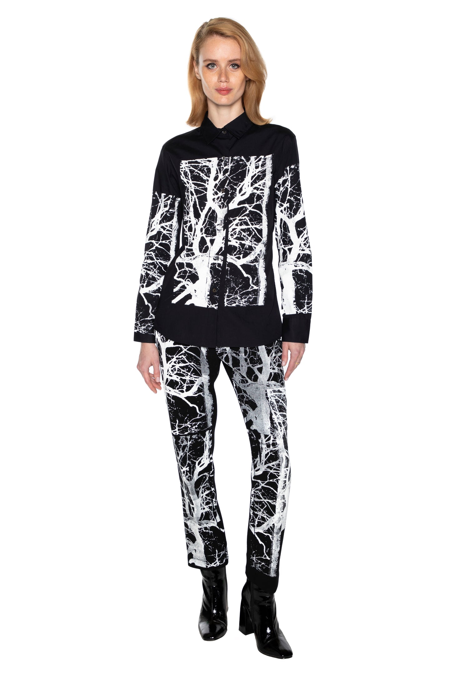 'MIDNIGHT FOREST' BLACK NEW CLASSIC SHIRT - - Libertine