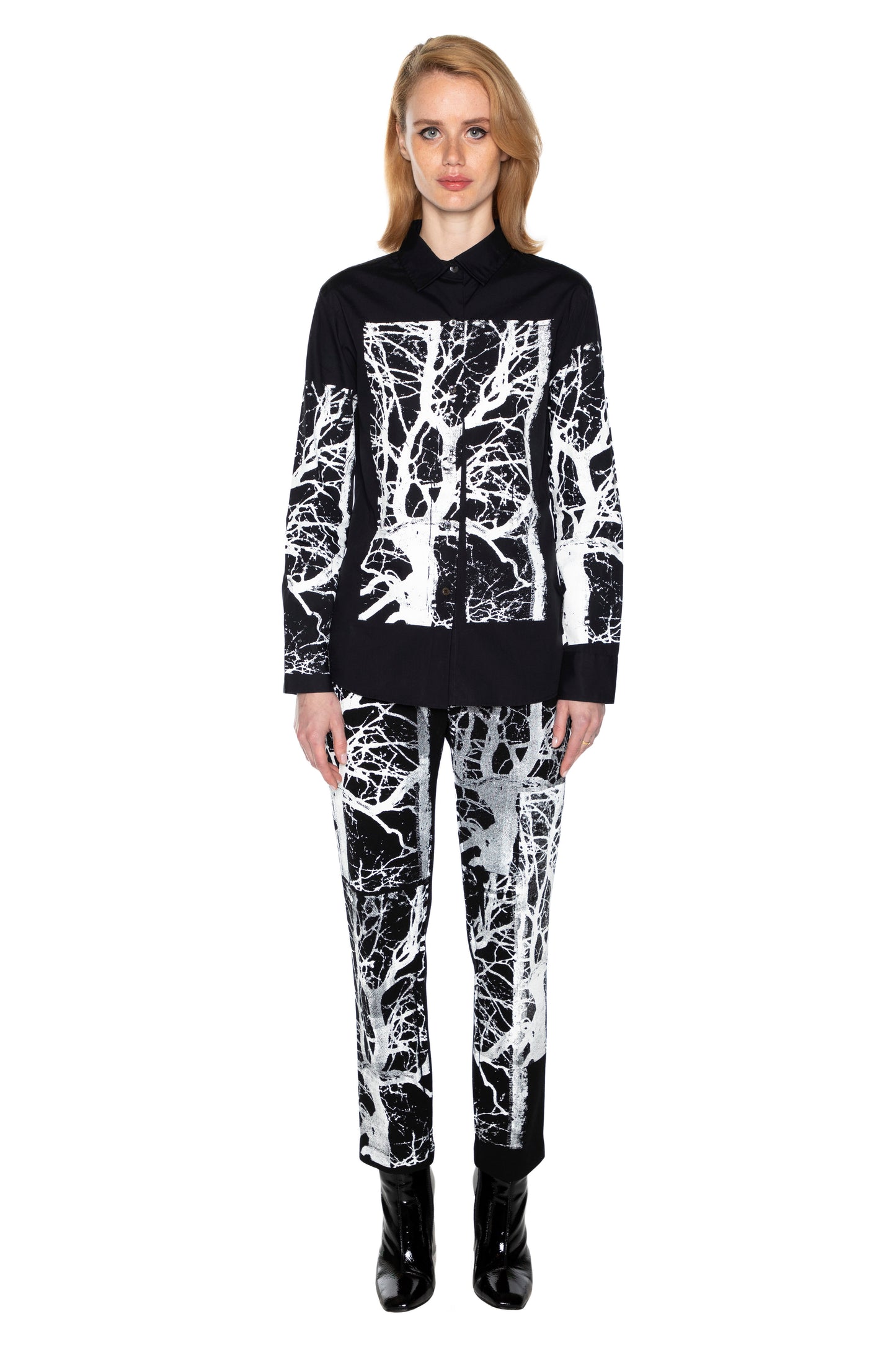 'MIDNIGHT FOREST' BLACK NEW CLASSIC SHIRT - - Libertine