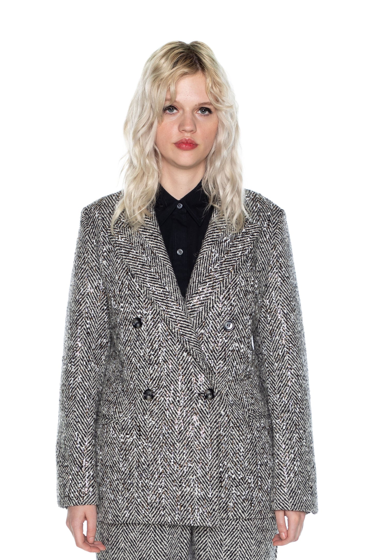 'WHITE BIRCH' DOUBLE BREASTED BLAZER - - Libertine