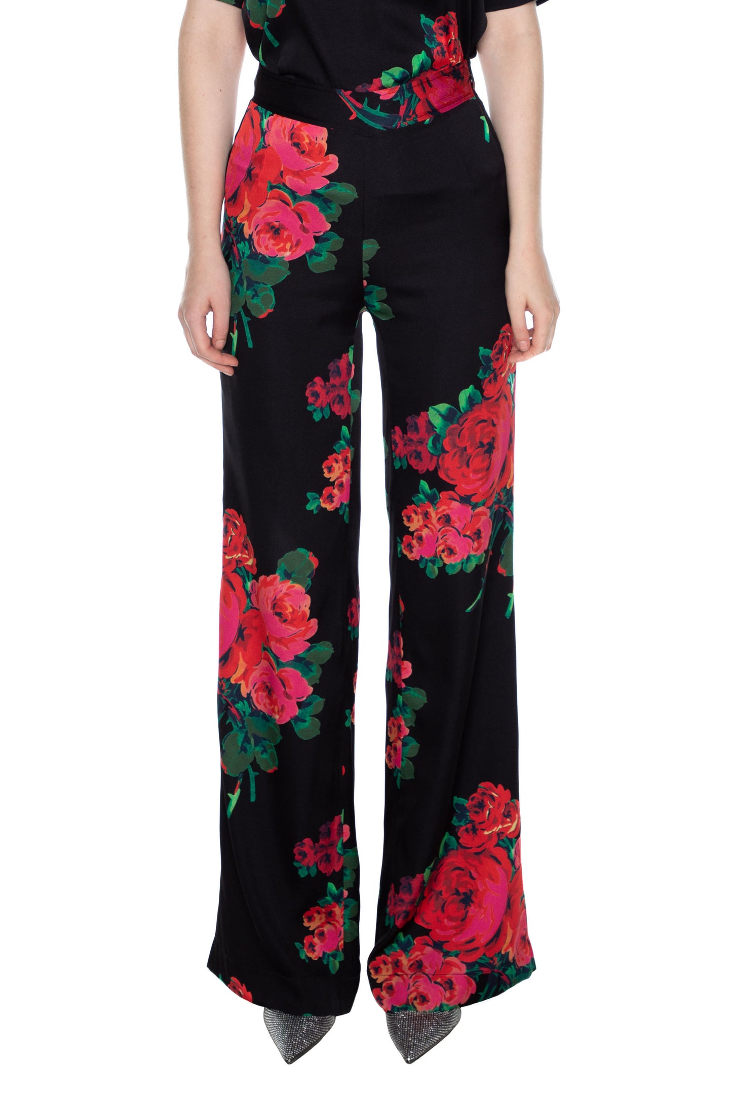 'SEVILLE ROSE' SLIM AARONS PANTS - - Libertine