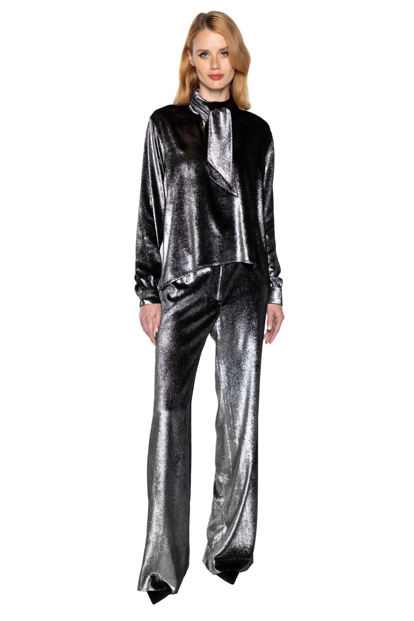 'STERLING' SLIM KEITH TIE BLOUSE - - Libertine