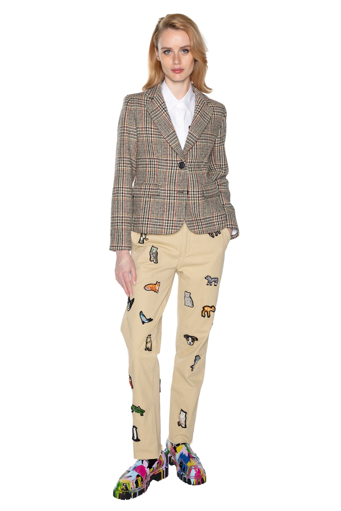 'THOROUGHBRED' L/S SHORT BLAZER - - Libertine