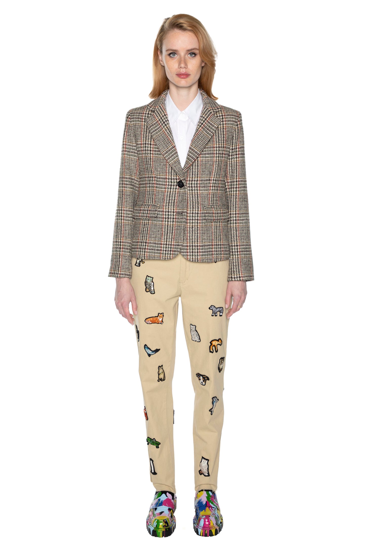 'THOROUGHBRED' L/S SHORT BLAZER - - Libertine