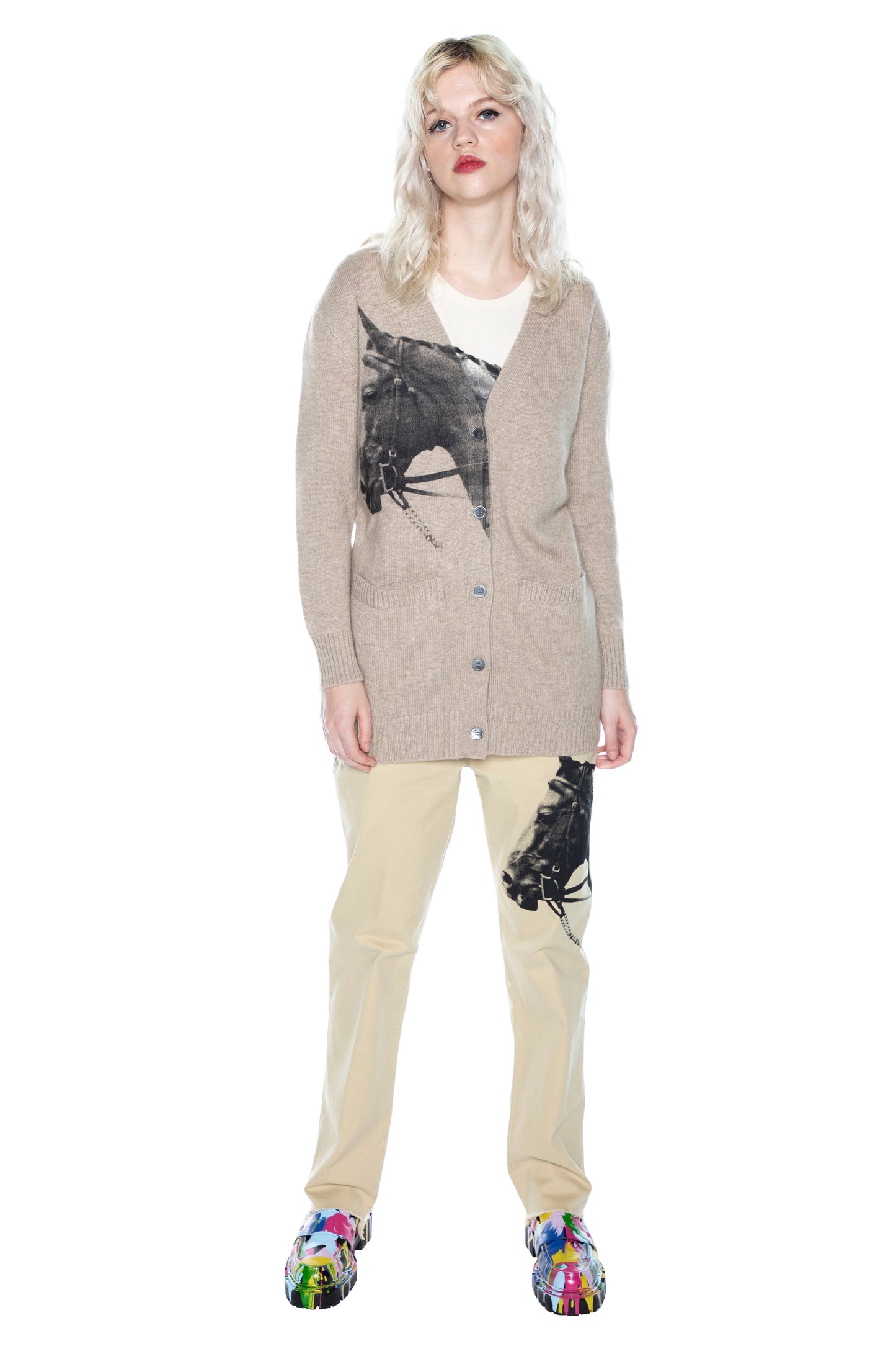 'THOROUGHBRED' OVERSIZED CARDIGAN - - Libertine