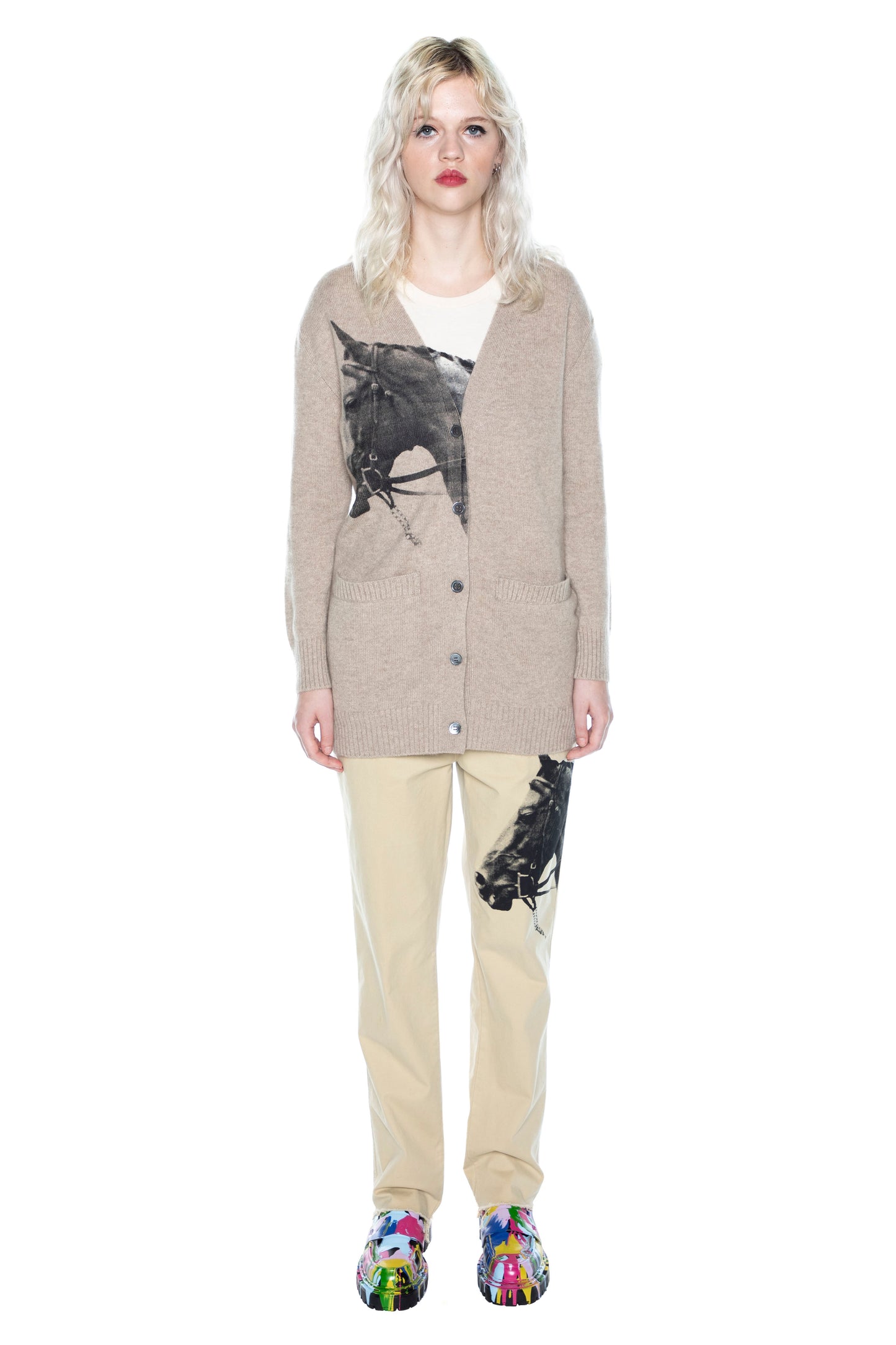 'THOROUGHBRED' OVERSIZED CARDIGAN - - Libertine