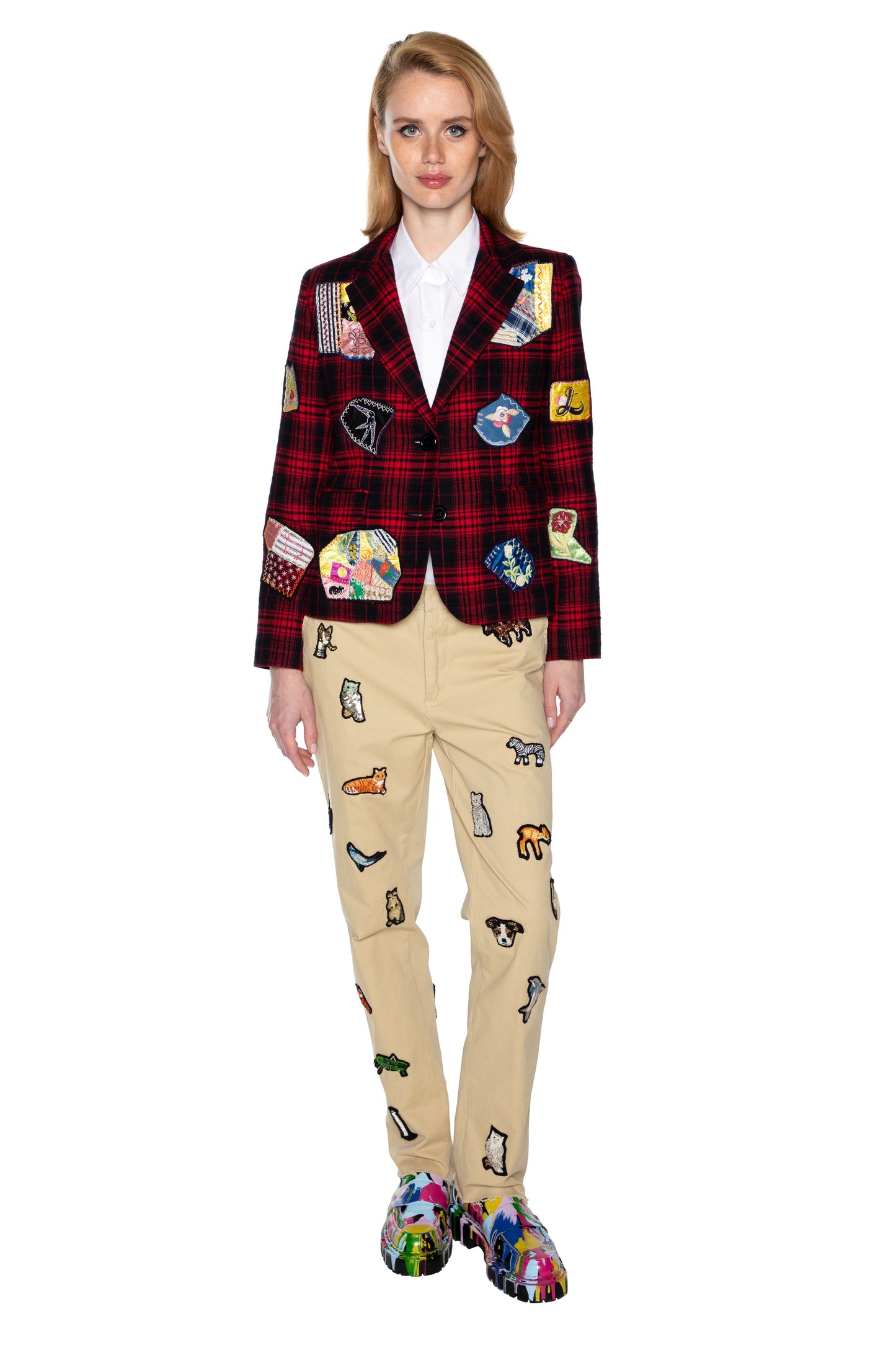 'LICKETY SPLIT' L/S SHORT BLAZER - - Libertine