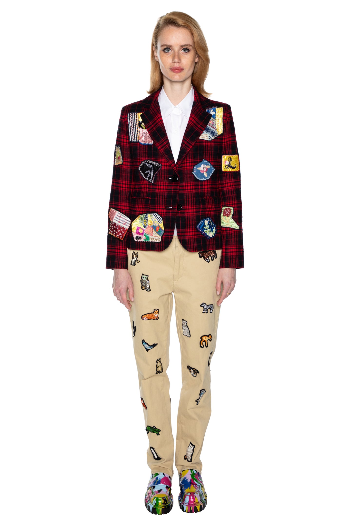 'LICKETY SPLIT' L/S SHORT BLAZER - - Libertine