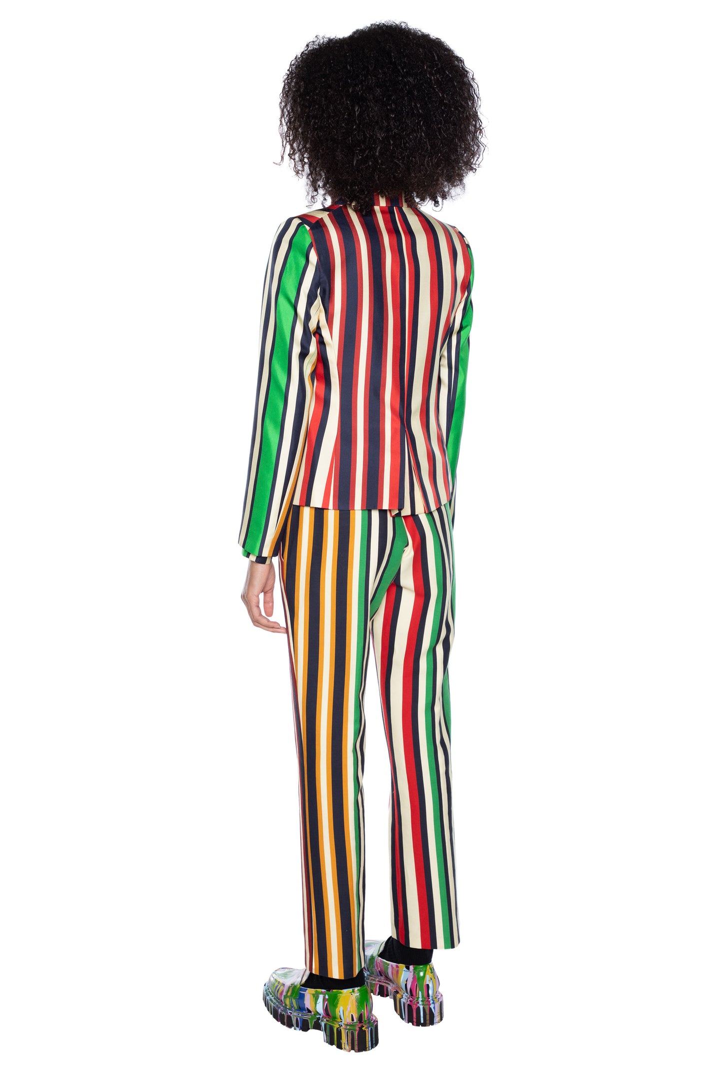 'ETON STRIPE' L/S SHORT BLAZER - - Libertine