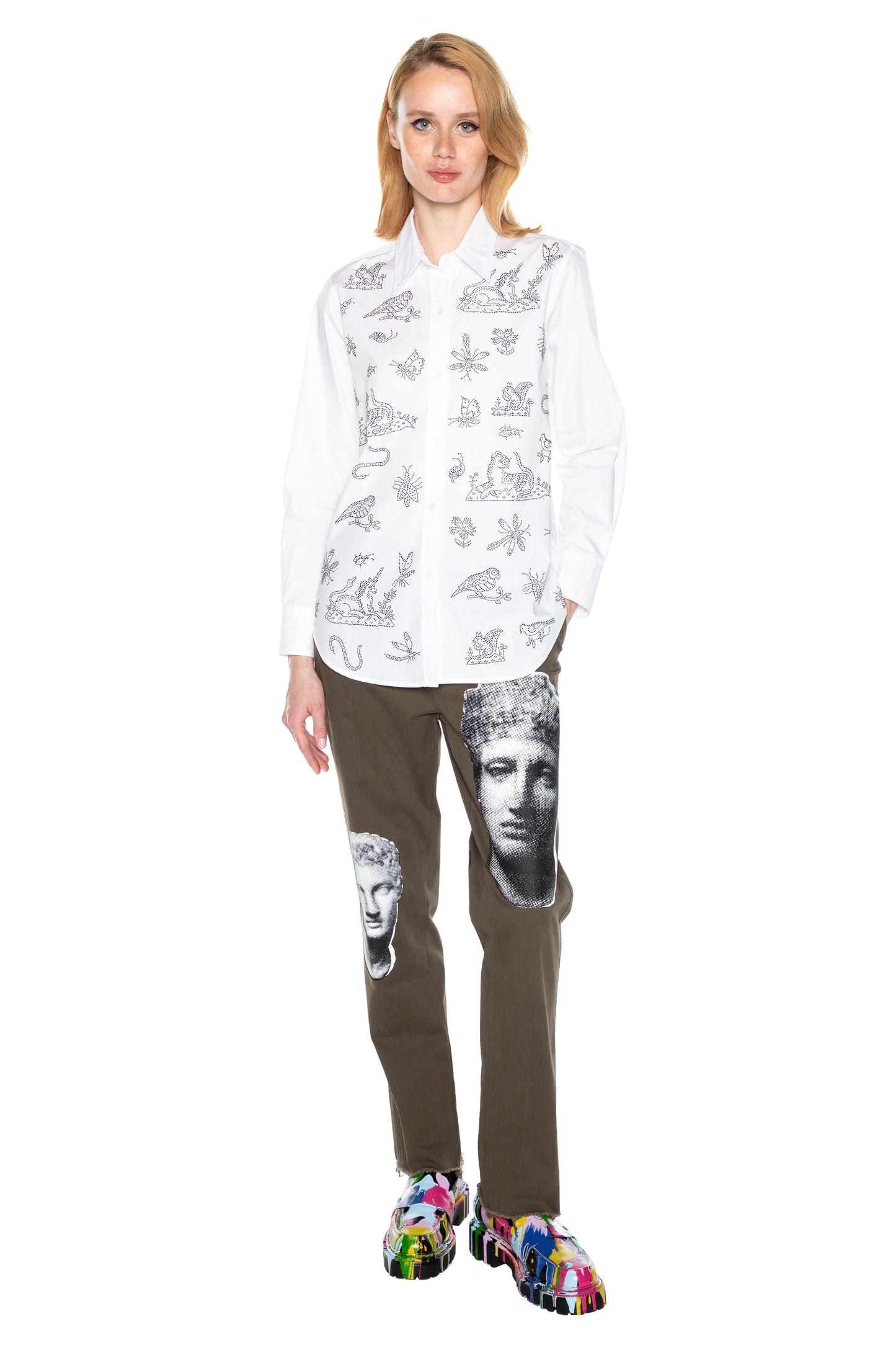 'ELIZABETHAN STUMP WORK' NEW CLASSIC SHIRT - - Libertine