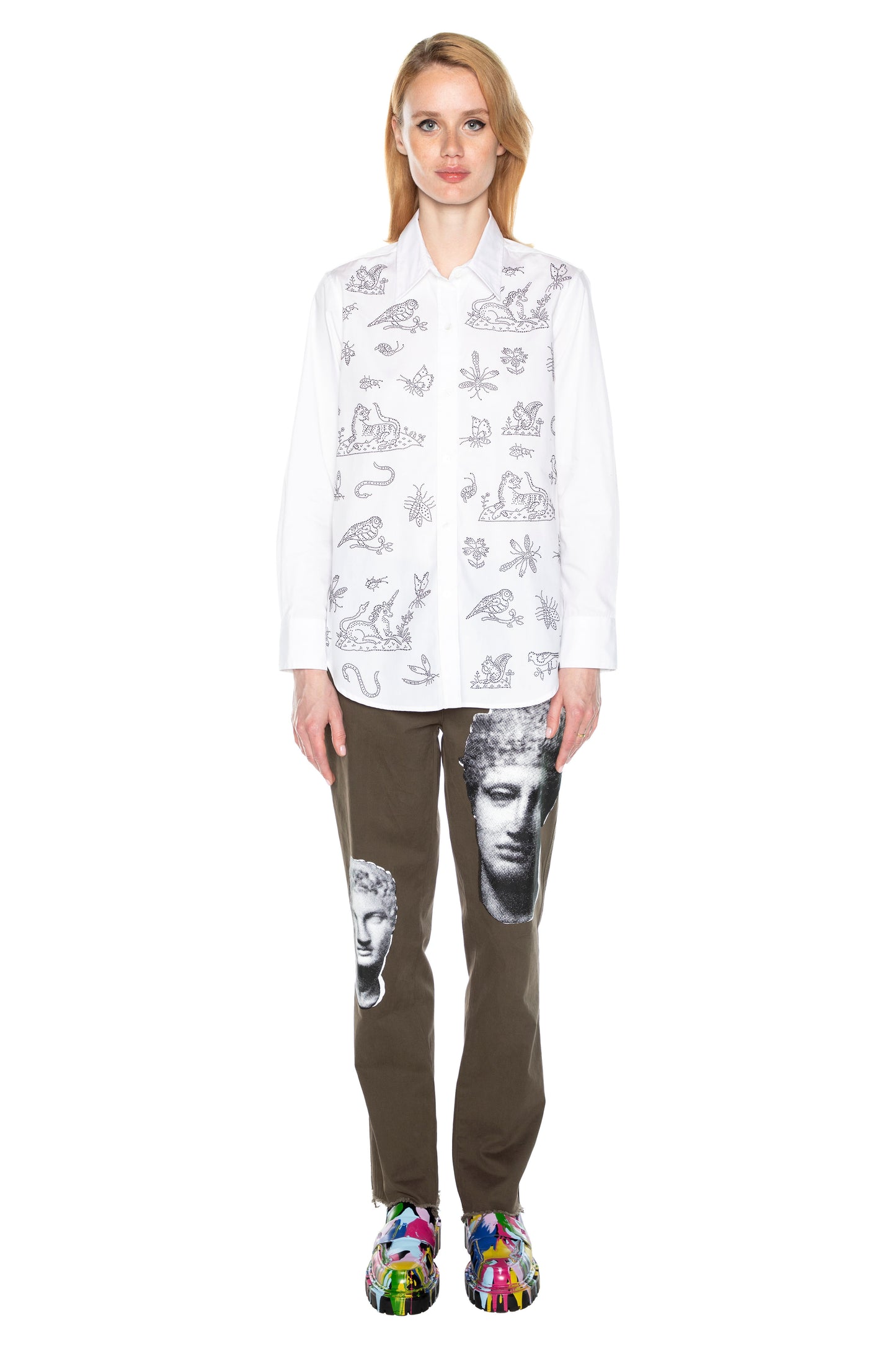 'ELIZABETHAN STUMP WORK' NEW CLASSIC SHIRT - - Libertine