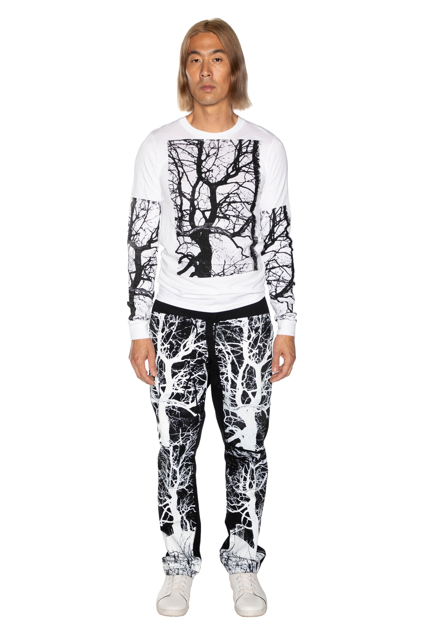 'MIDNIGHT FOREST' L/S T-SHIRT - - Libertine