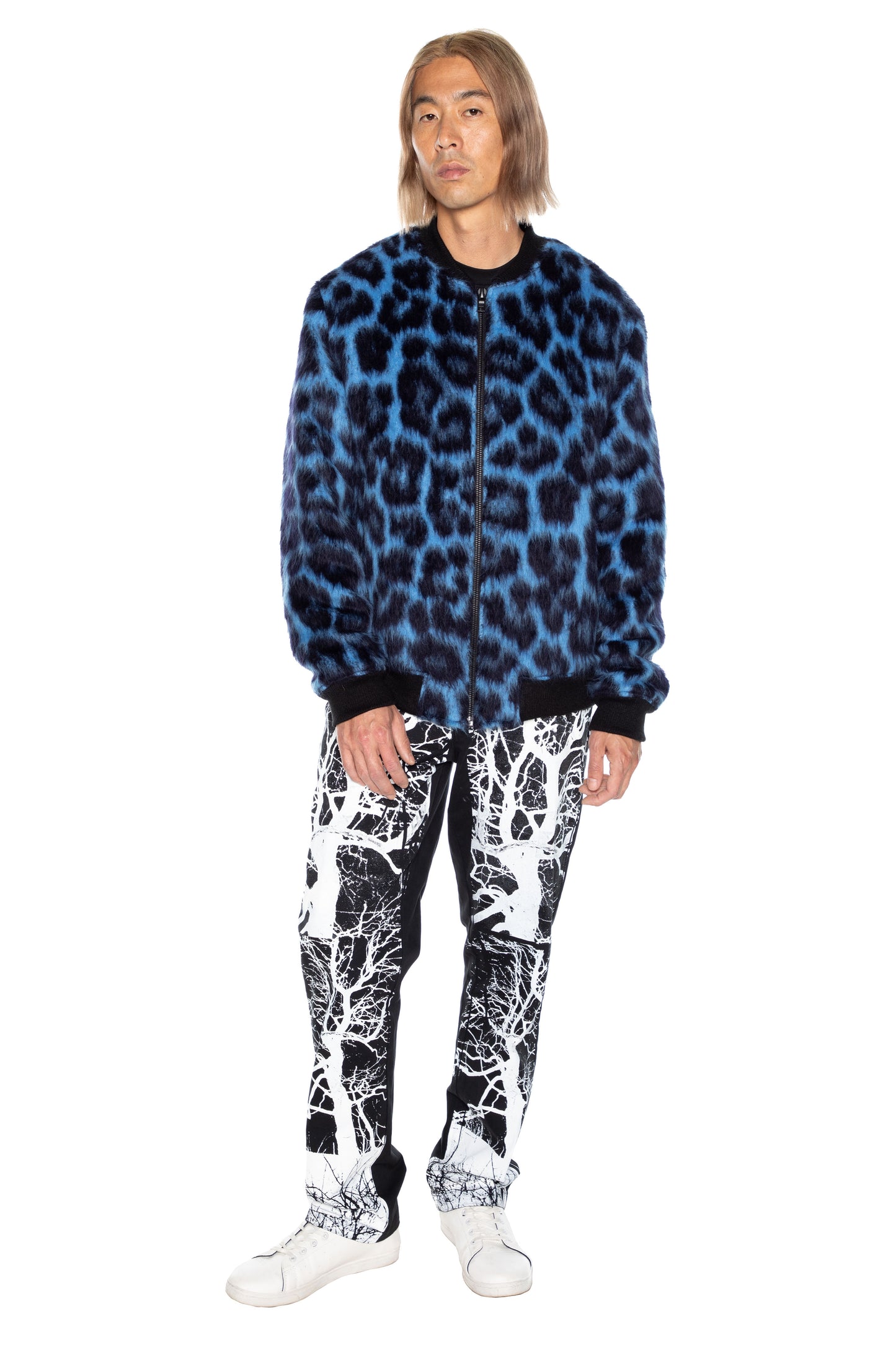 'LONDON LEOPARDO' MEN'S BOMBER JACKET - - Libertine