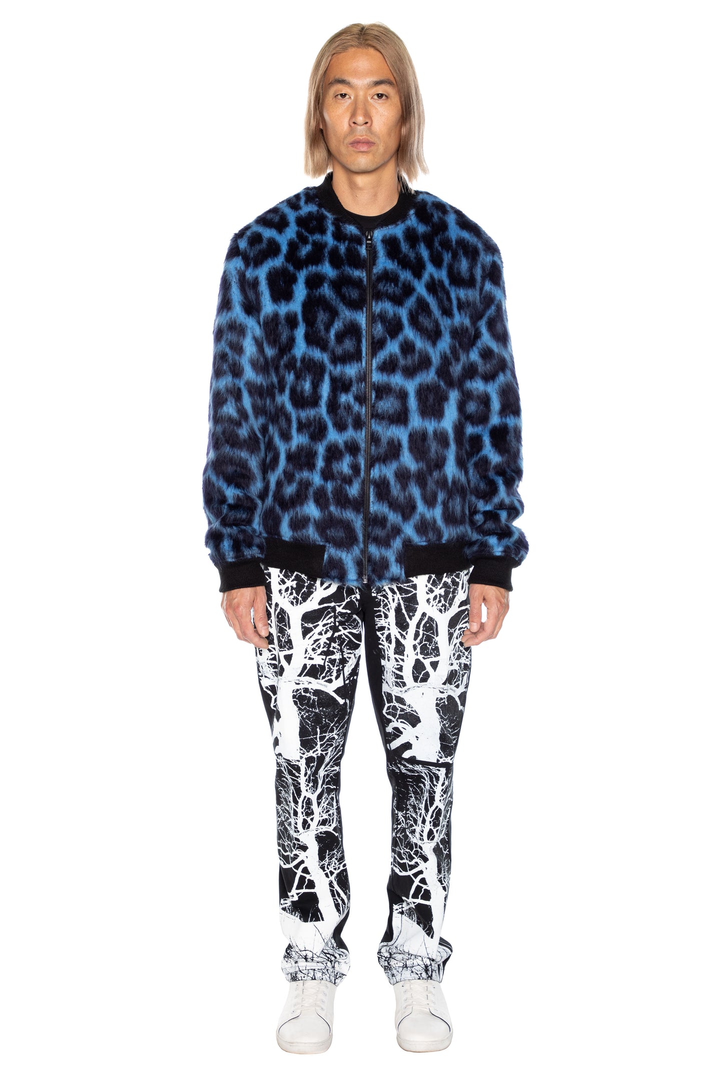 'LONDON LEOPARDO' MEN'S BOMBER JACKET - - Libertine