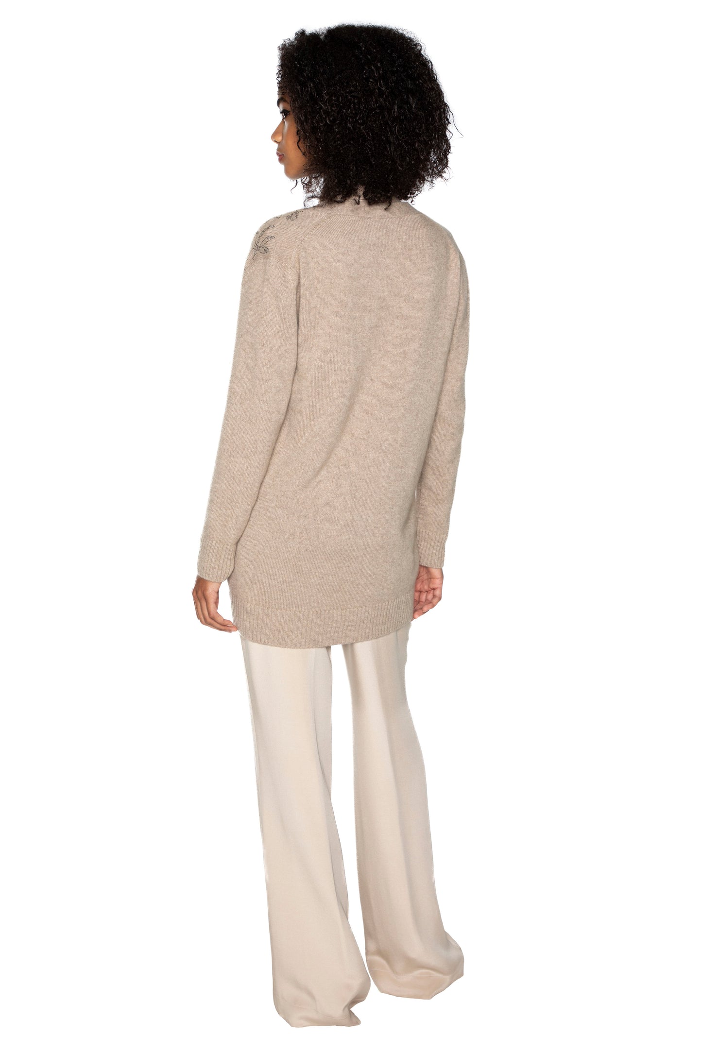 'ELIZABETHAN STUMP WORK' OVERSIZED CARDIGAN - - Libertine