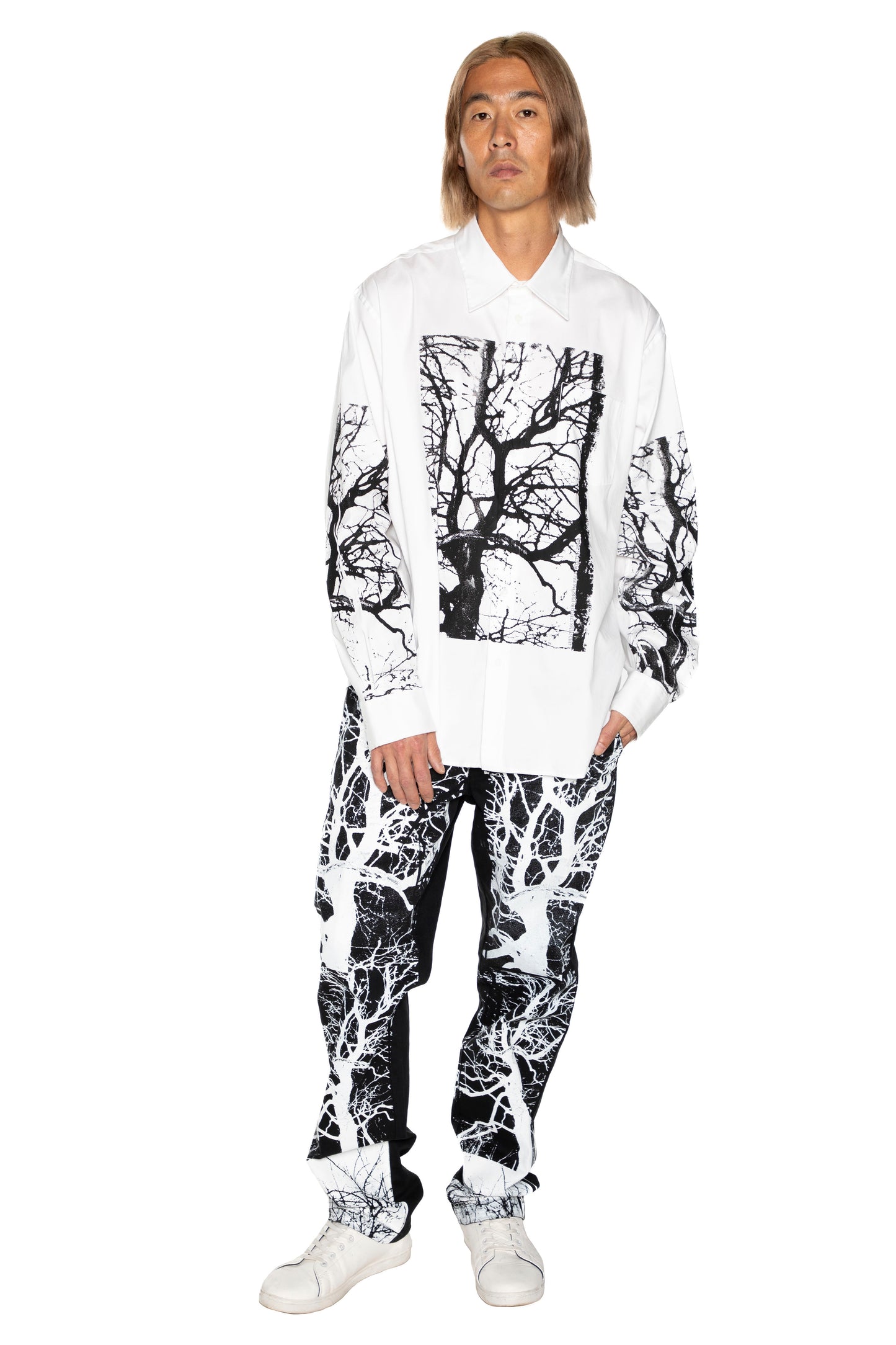 'MIDNIGHT FOREST' MEN'S CHINOS - - Libertine