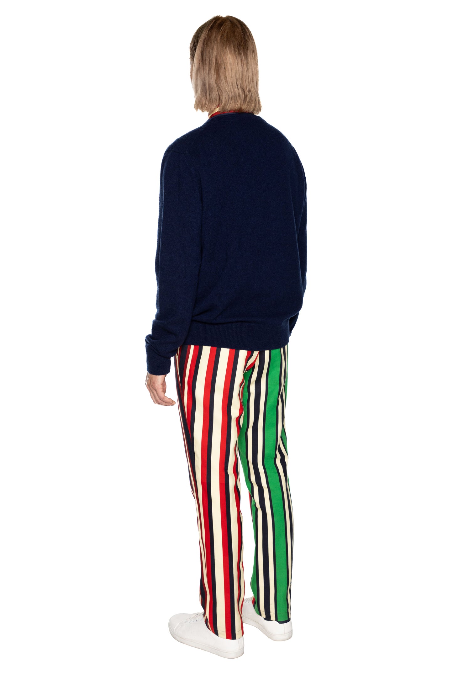 'LIBERTINE LUXE CASHMERE' NAVY PULLOVER - - Libertine