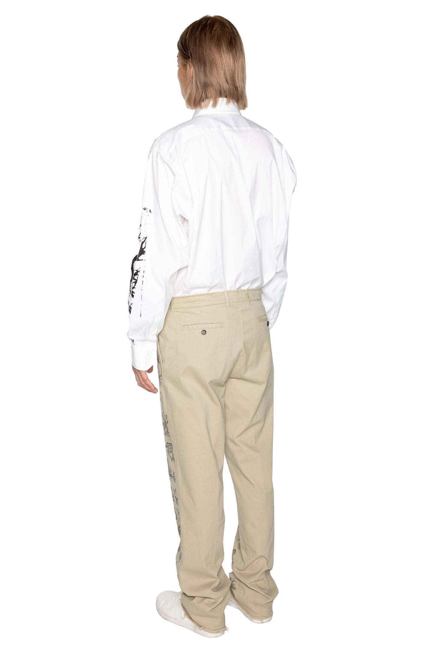'ELIZABETHAN STUMP WORK' MEN'S CHINOS - - Libertine