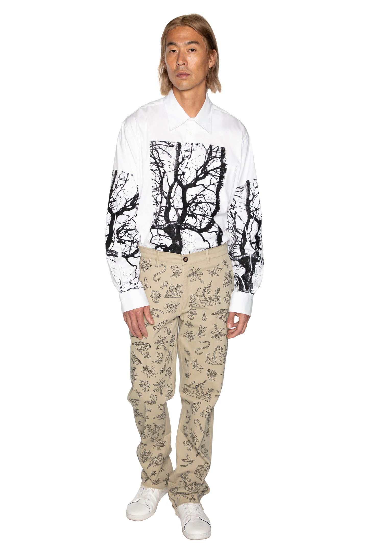'ELIZABETHAN STUMP WORK' MEN'S CHINOS - - Libertine