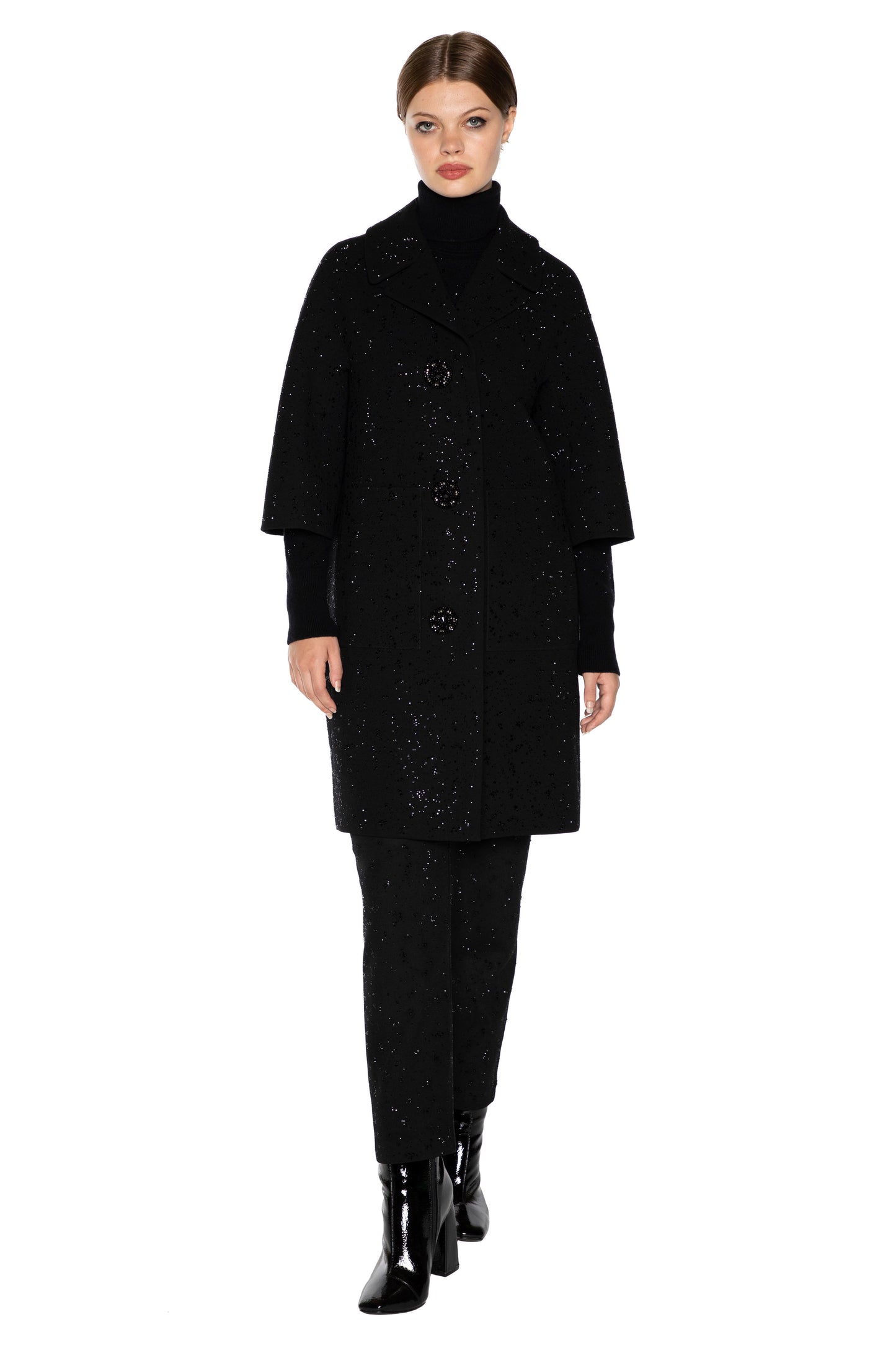 'Heavy Stardust' Patch Pocket Coat - - Libertine