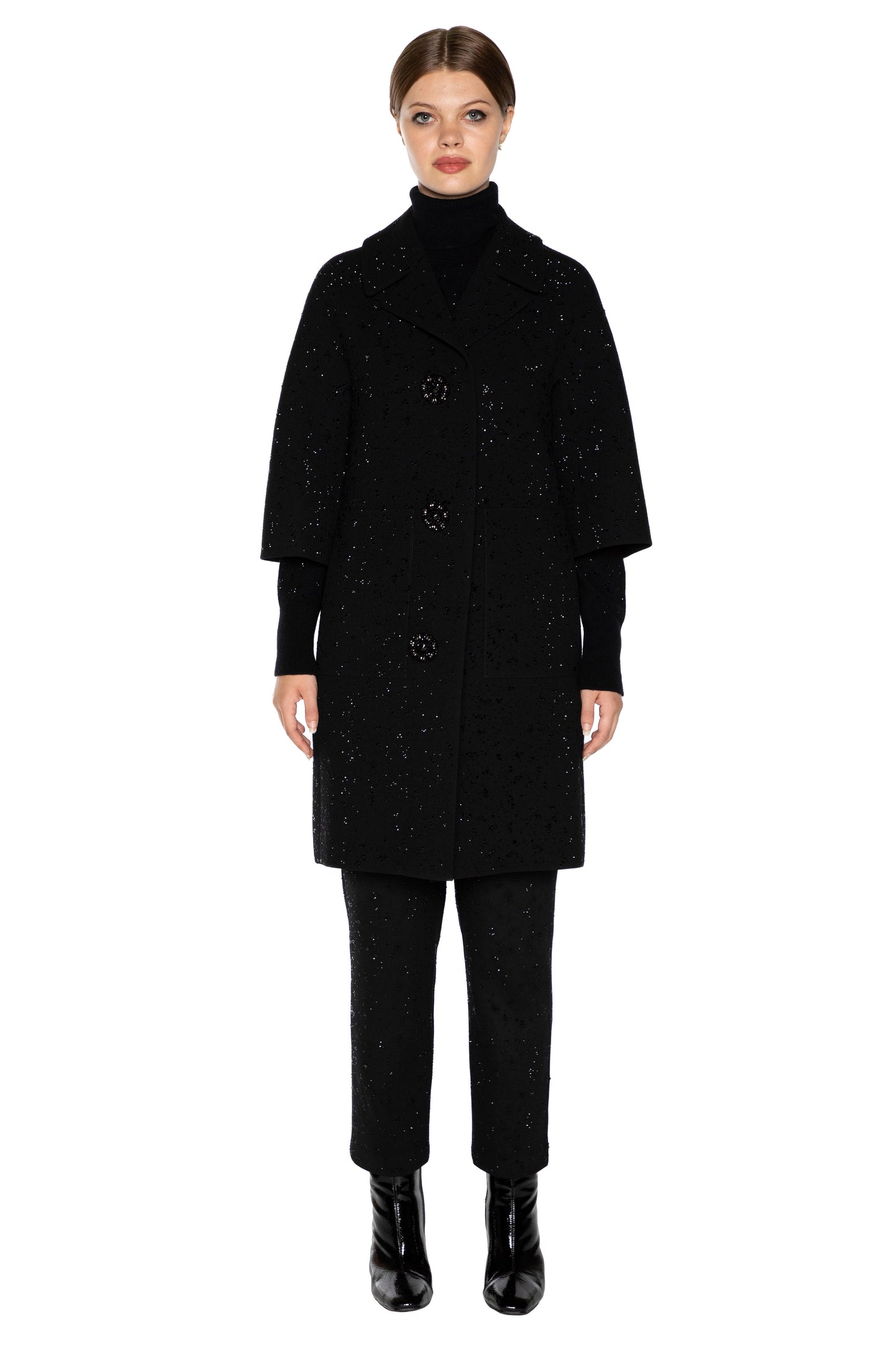 'Heavy Stardust' Patch Pocket Coat - - Libertine