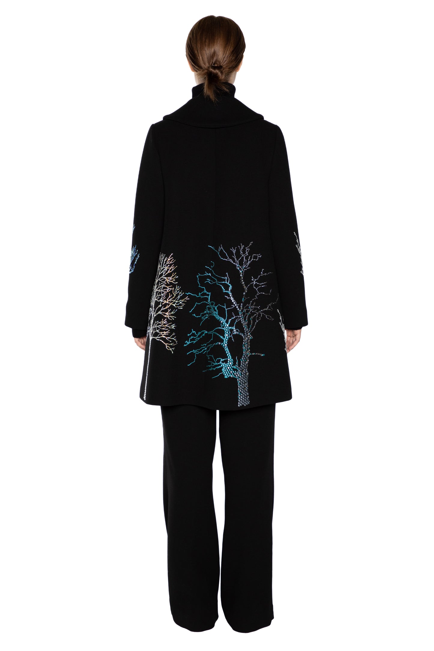 'CRYSTAL FOREST' PETER PAN COLLAR COAT - - Libertine