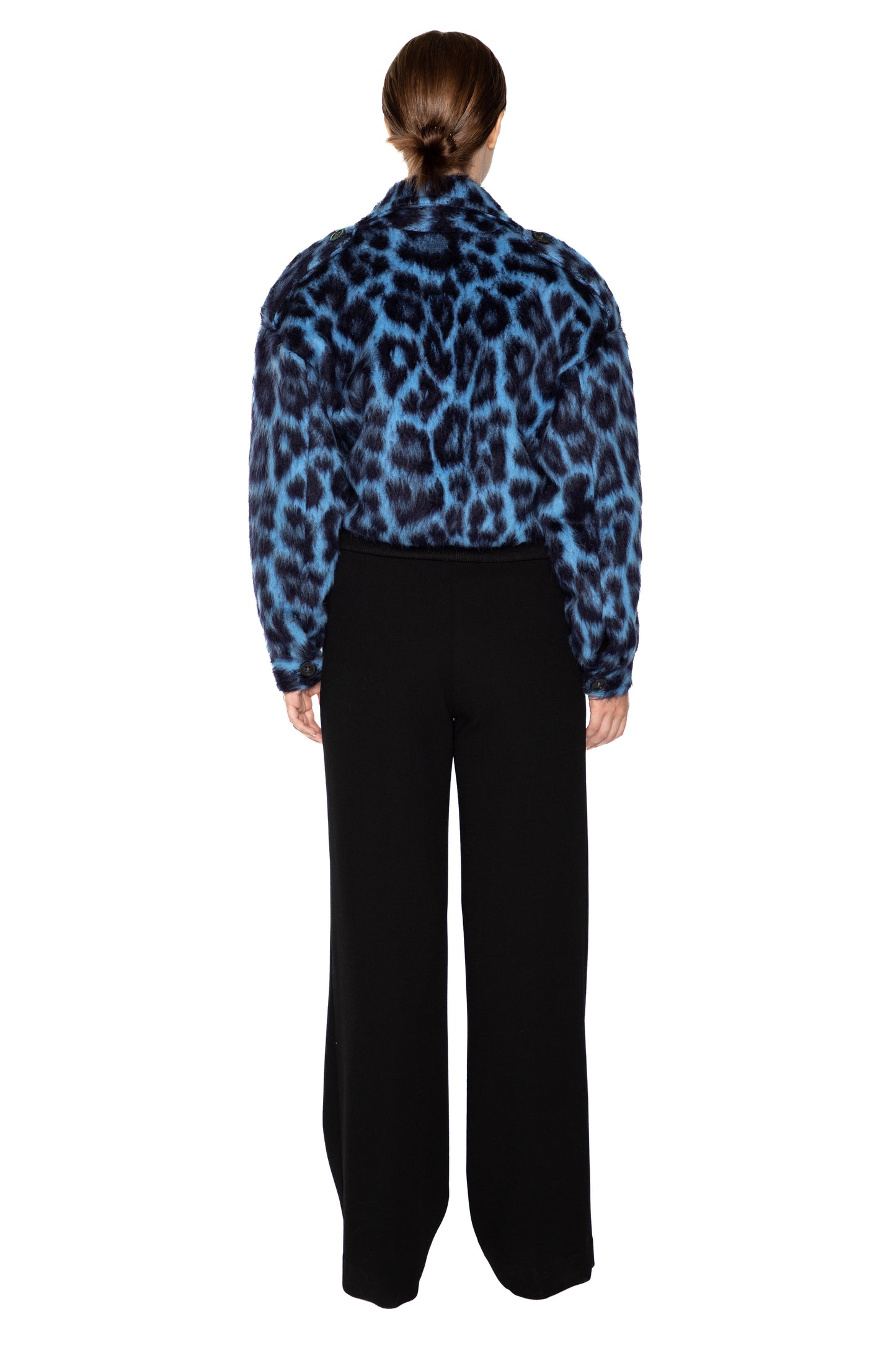 'LONDON LEOPARDO' DOUBLE BREASTED BOMBER - - Libertine