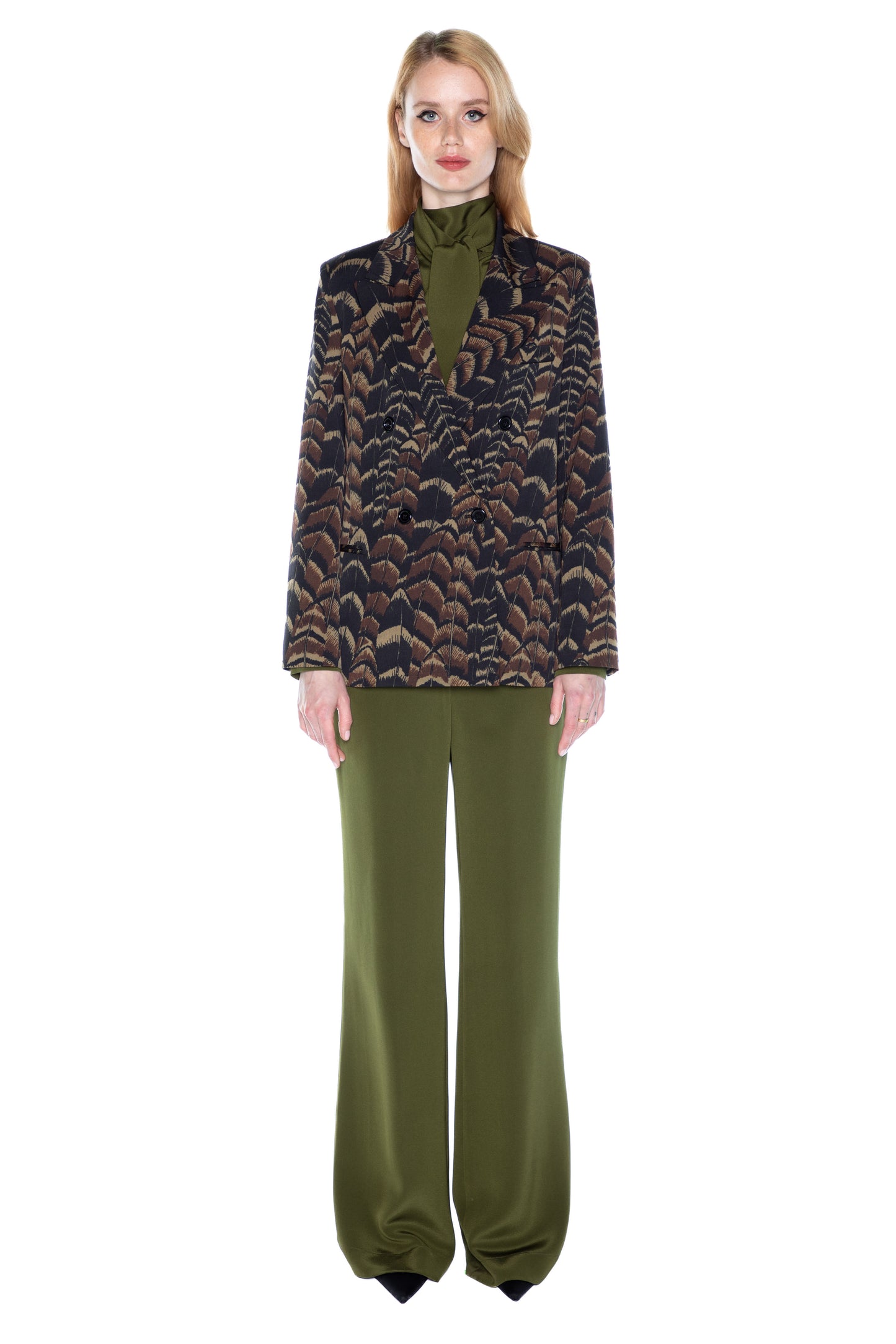 'FEATHERS' DOUBLE BREASTED JACKET - - Libertine