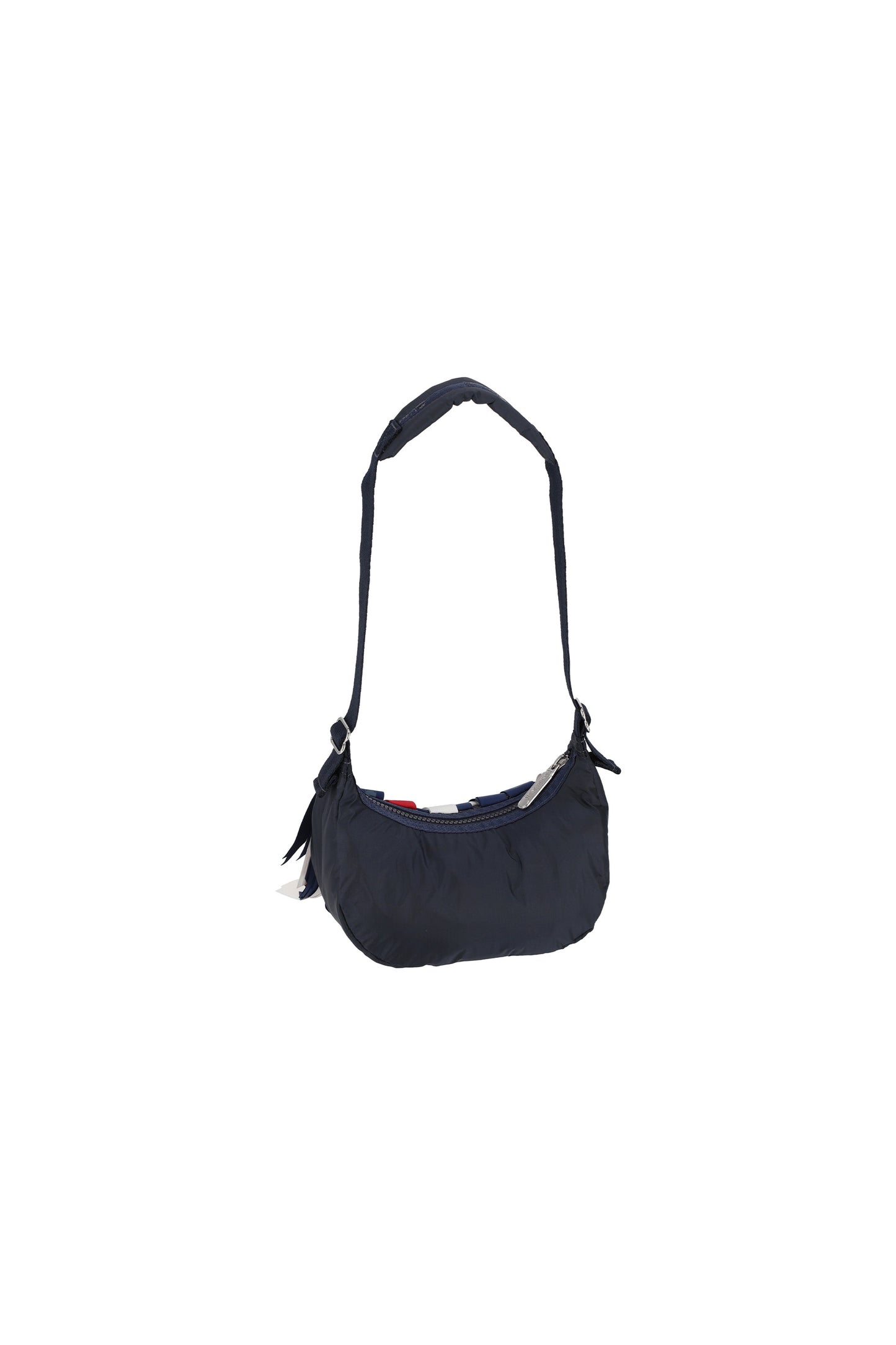 'RED WHITE AND BLUE' SMALL FRINGE HOBO - - Libertine
