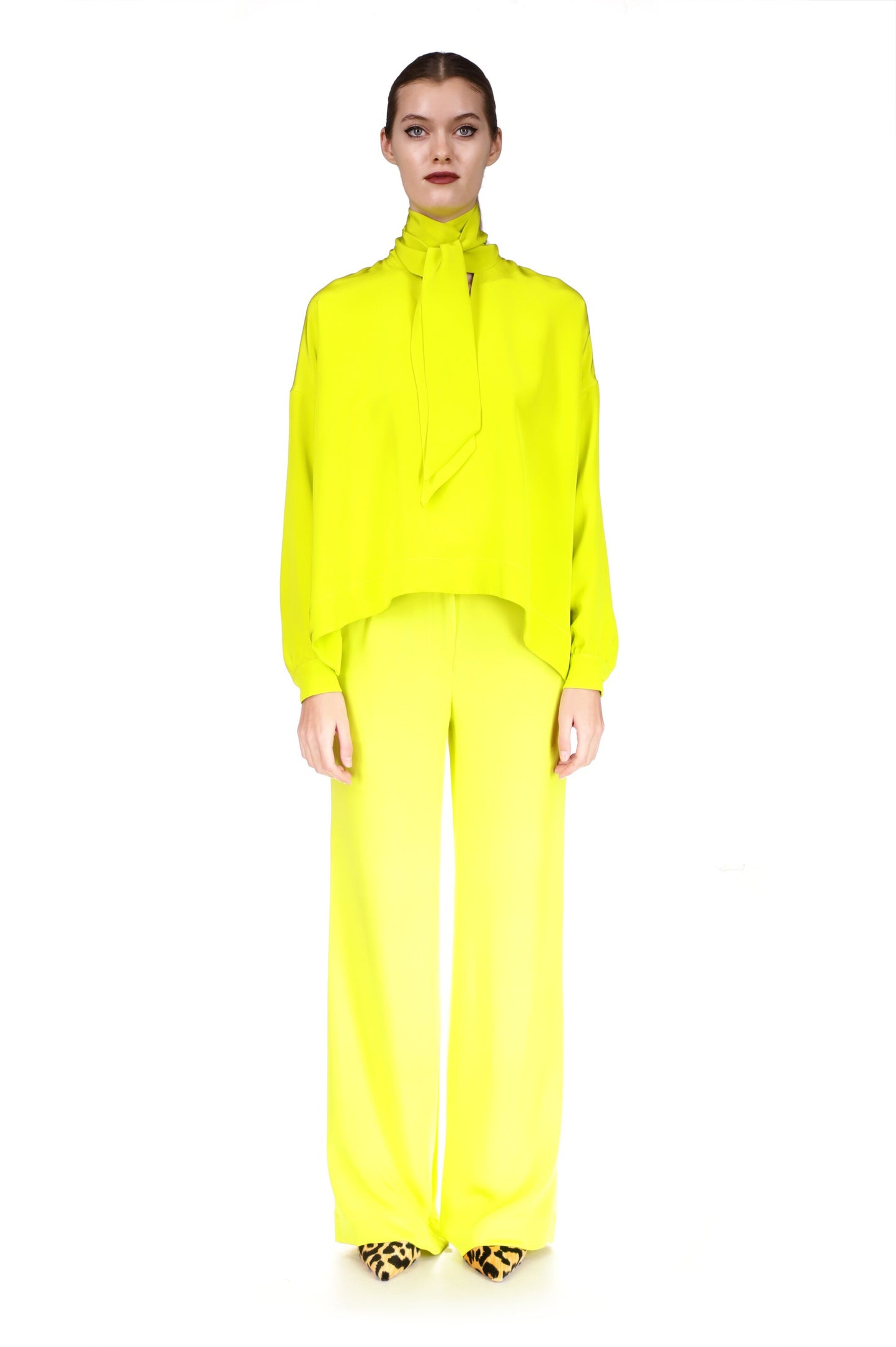 'Poison' Tie Blouse - TOPS - Libertine