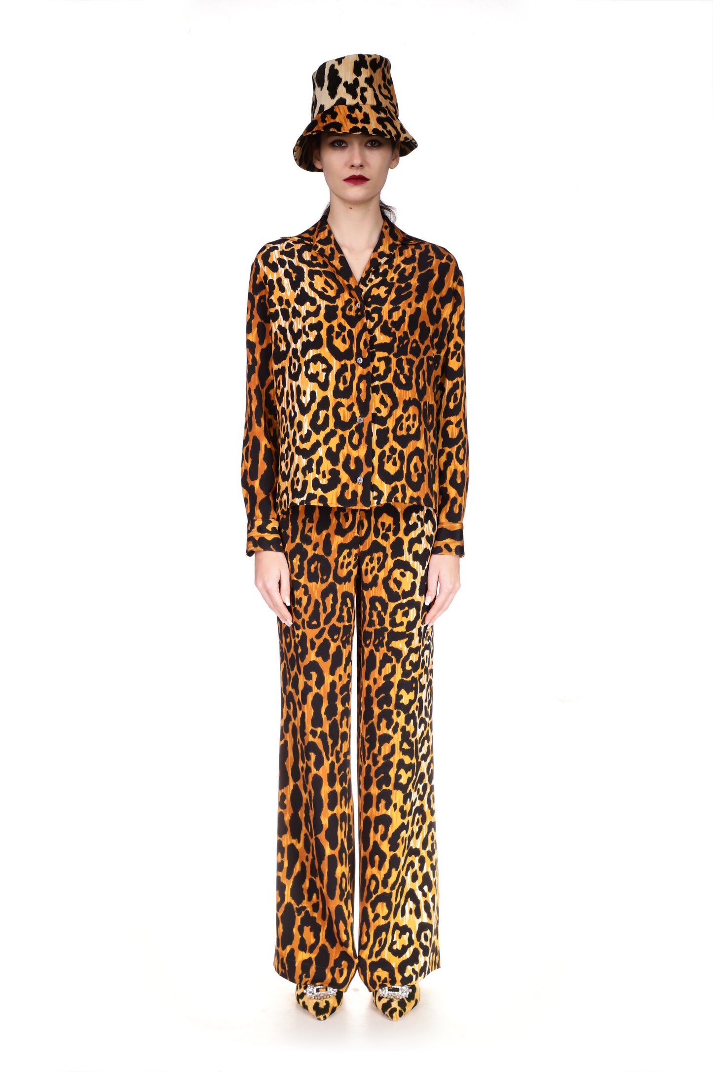 'LEOPARDO' PAJAMA BLOUSE - TOPS - Libertine