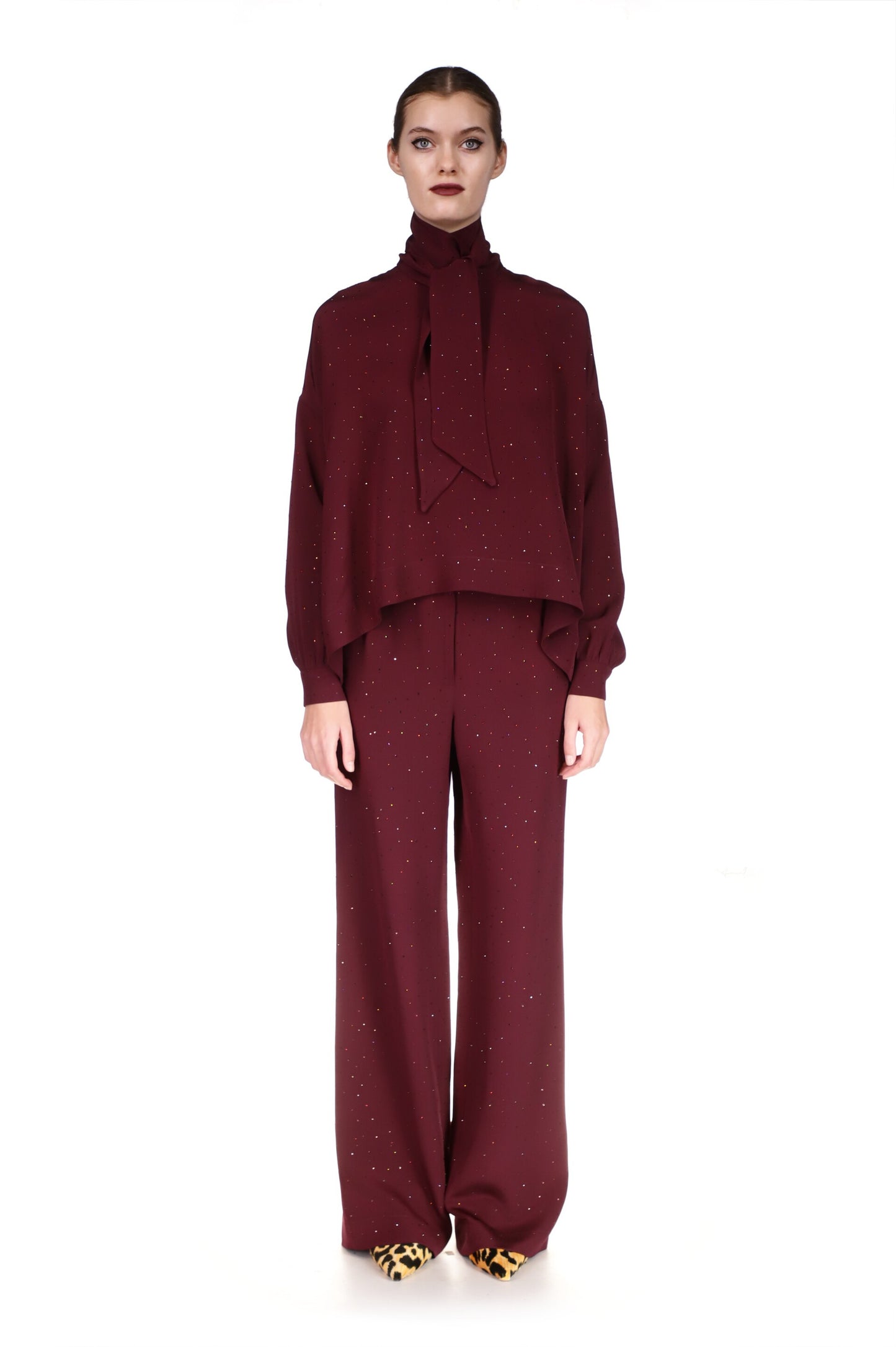 'STARDUST' SYRAH TIE BLOUSE - TOPS - Libertine