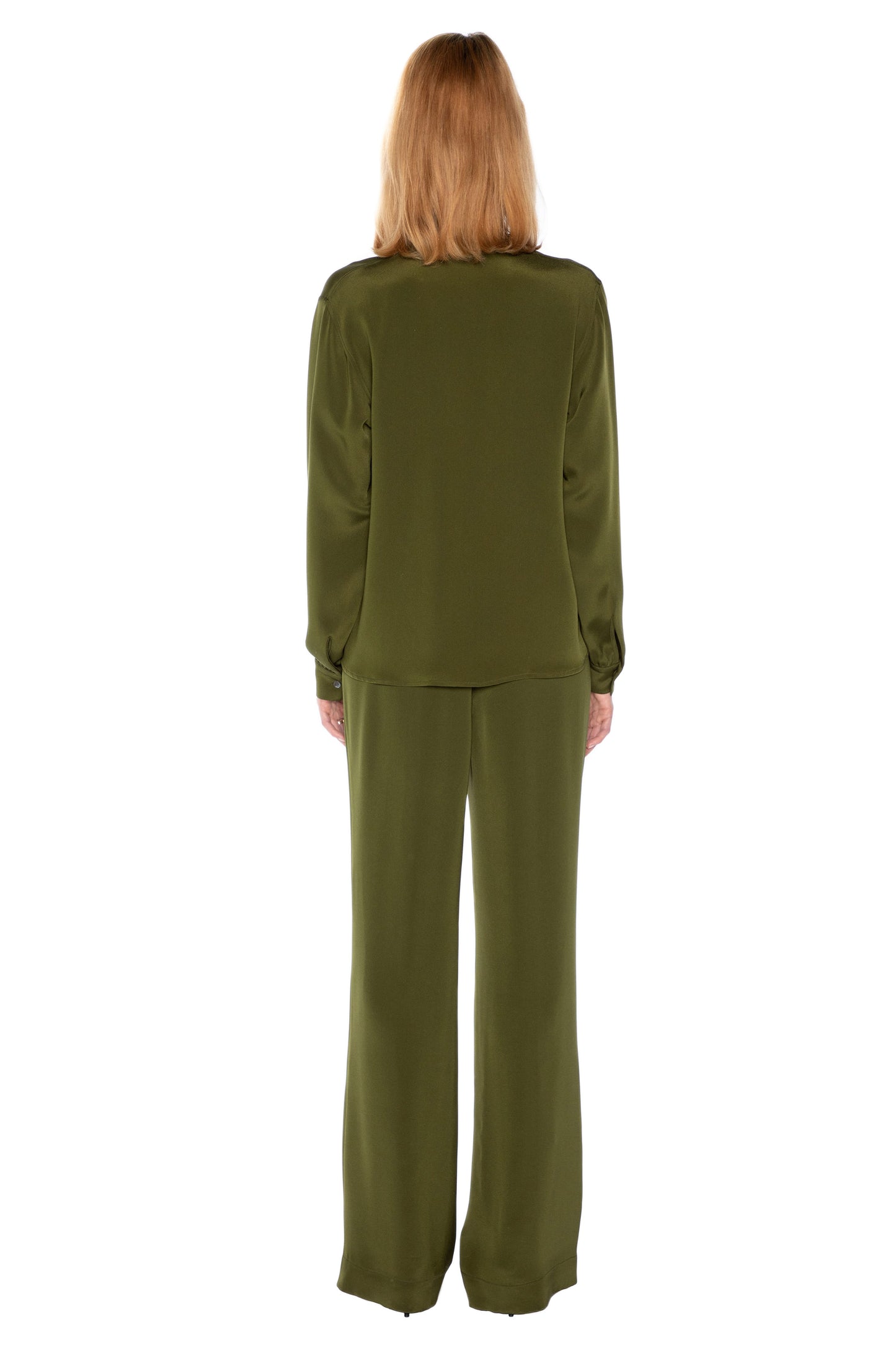 'CALIFORNIA SAGE' SLIM KEITH TIE BLOUSE - - Libertine