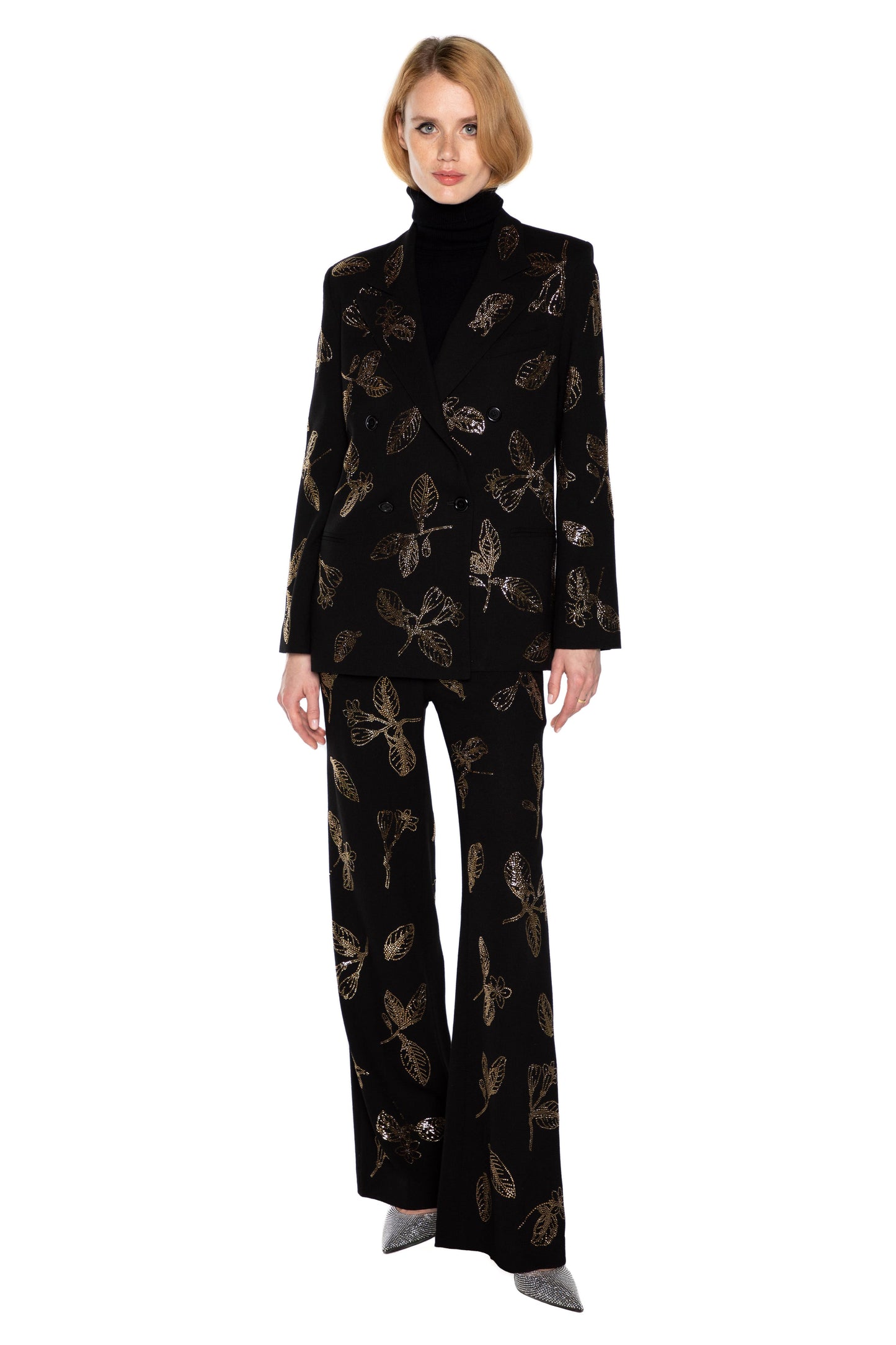 'GOLDEN LEAVES' WIDE LEG PANTS - - Libertine