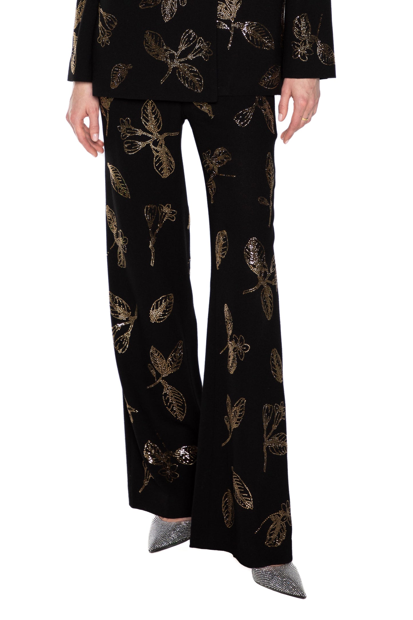 'GOLDEN LEAVES' WIDE LEG PANTS - - Libertine
