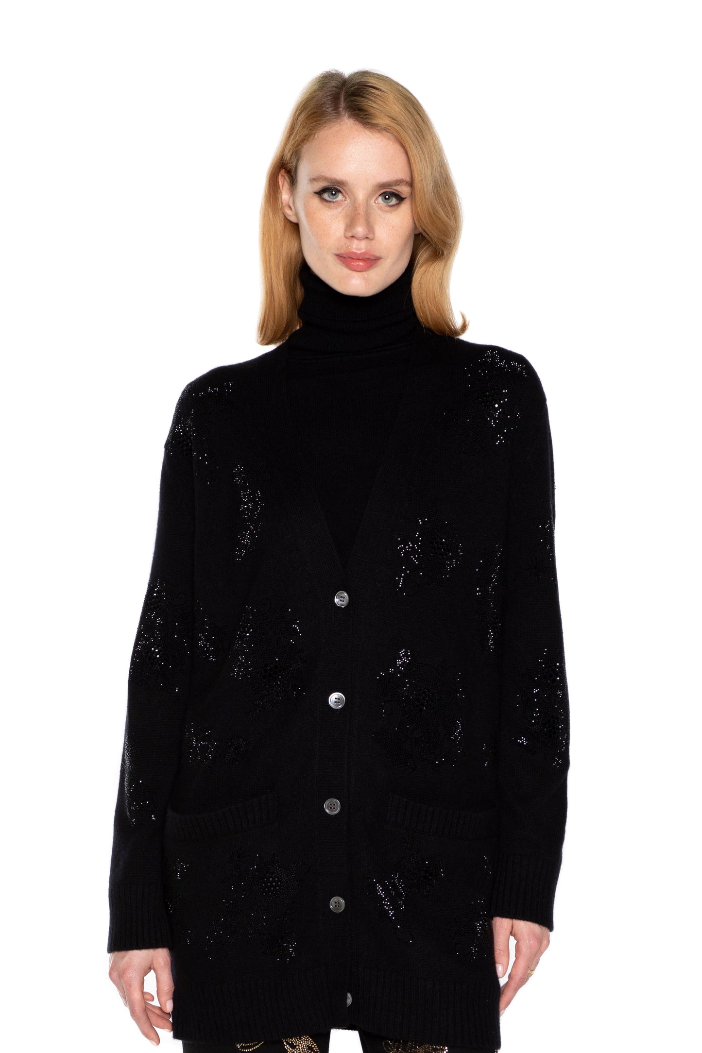 'GOTHIC GARDEN' OVERSIZED CARDIGAN - - Libertine