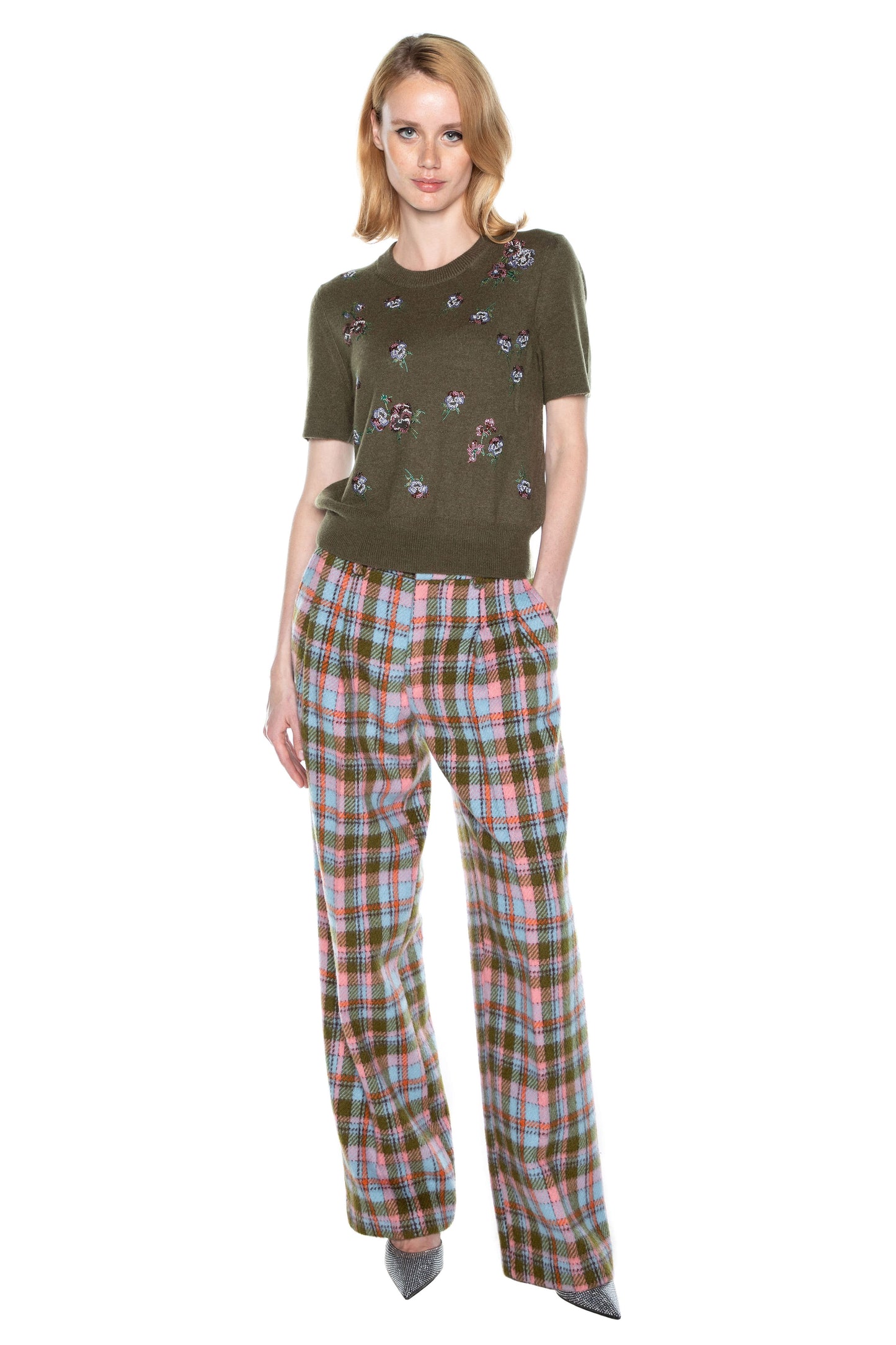 'PANSIES' SHORT SLEEVE PULLOVER - - Libertine