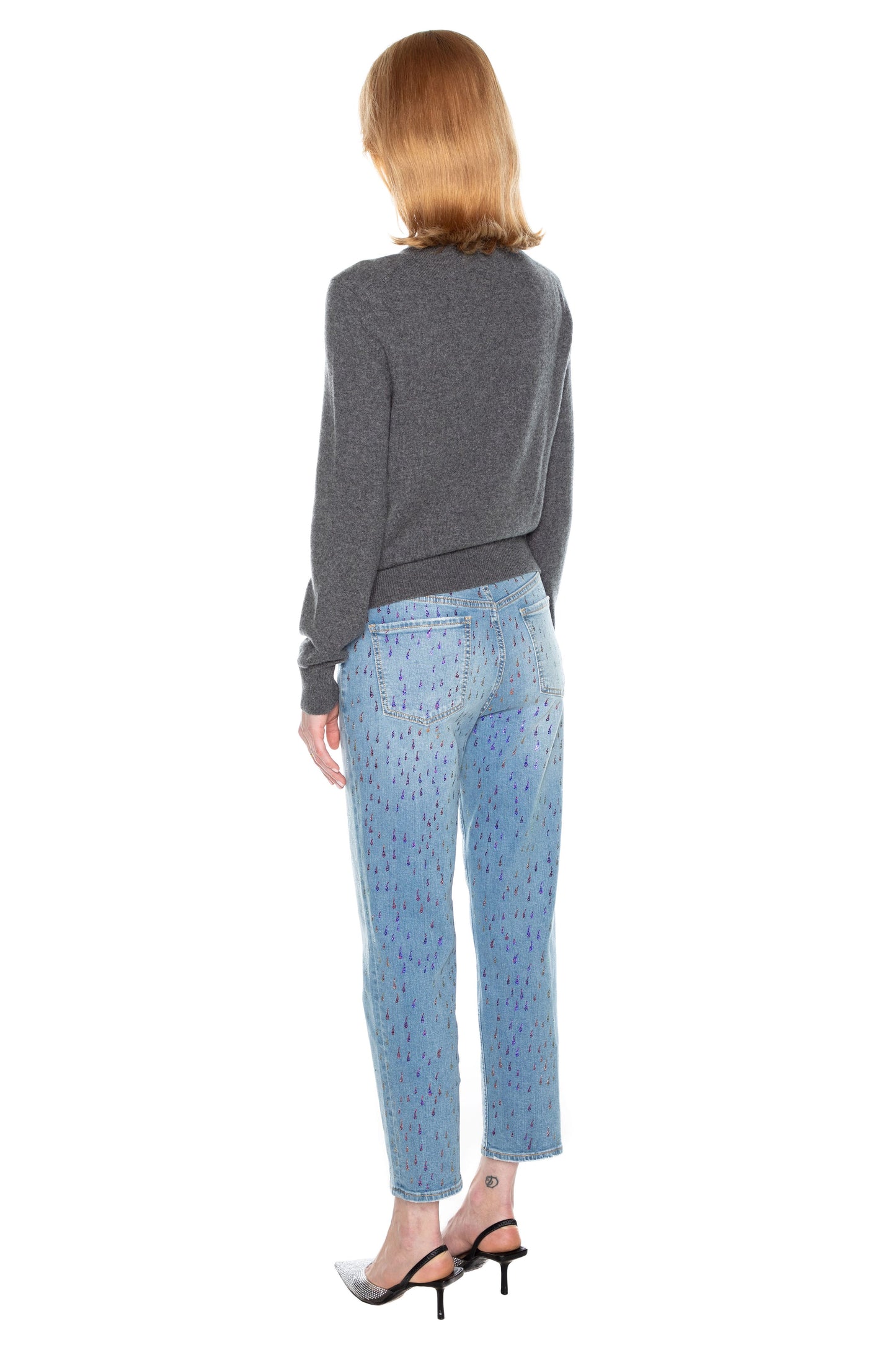 'CAT PEOPLE' SHRUNKEN PULLOVER - - Libertine