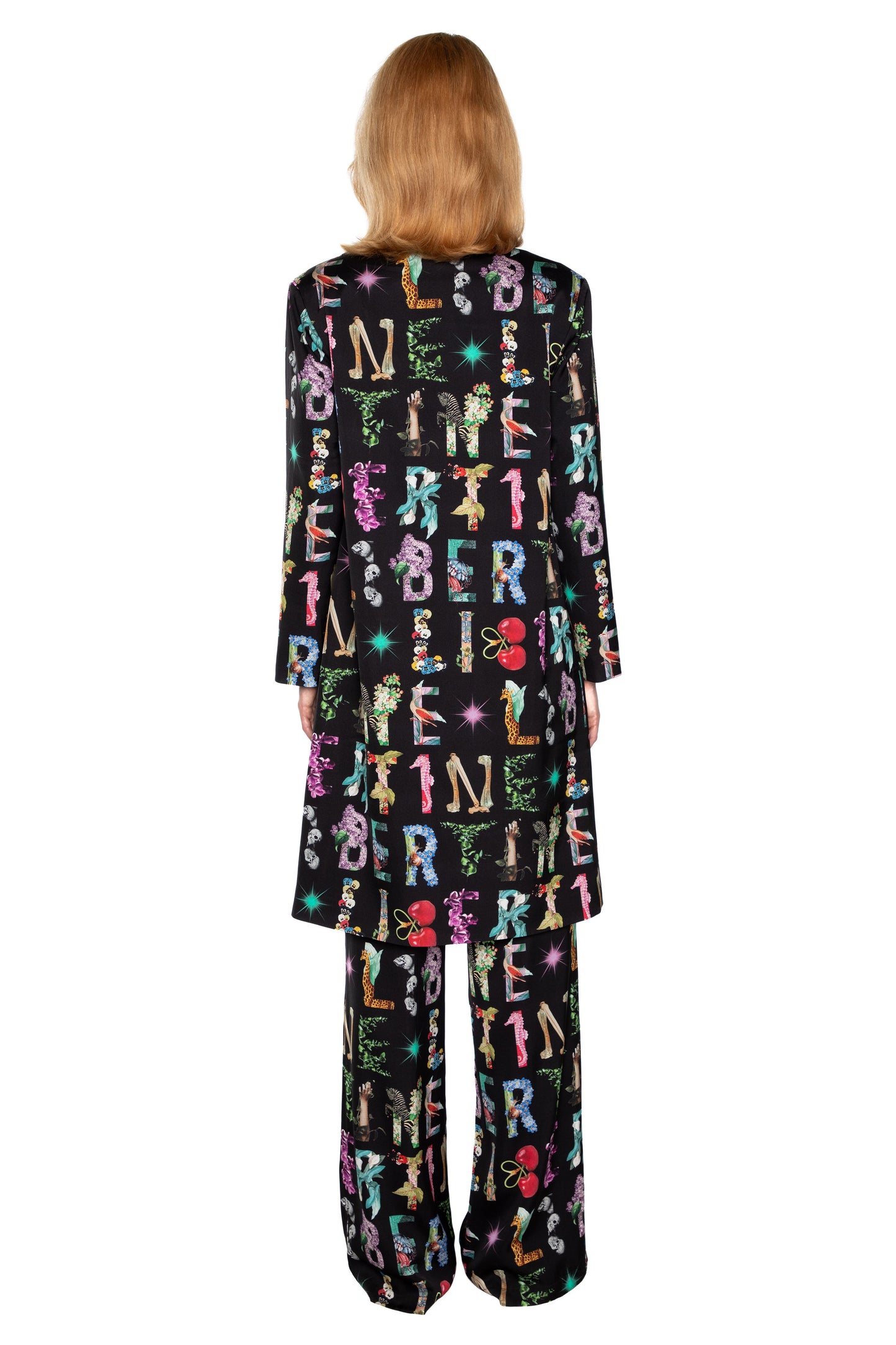 'DECO LETTERS' L/S DUSTER - - Libertine