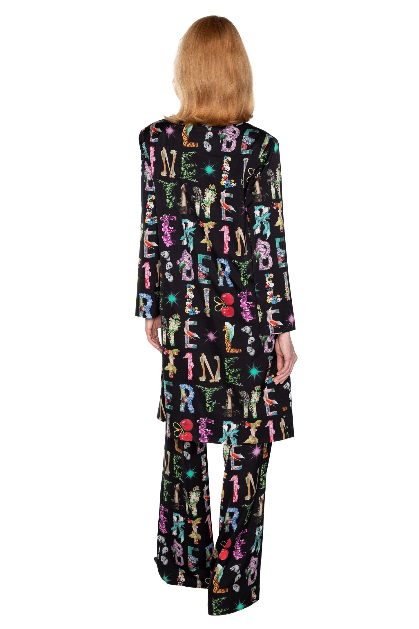 'DECO LETTERS' L/S DUSTER - - Libertine