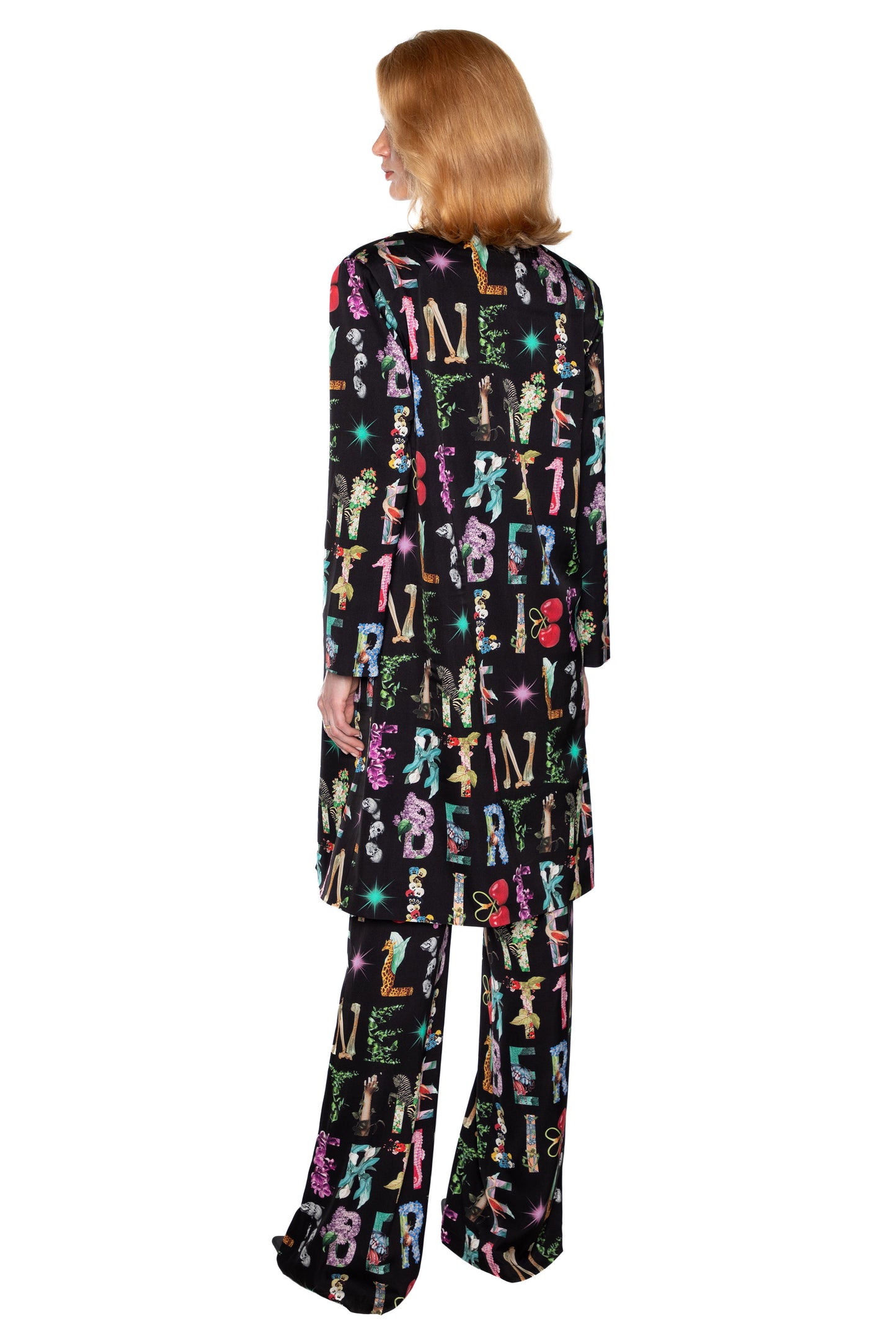 'DECO LETTERS' L/S DUSTER - - Libertine