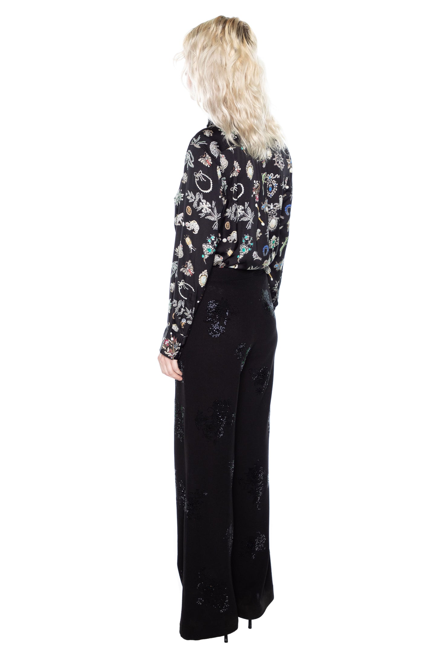'GOTHIC GARDEN' WIDE LEG PANTS - - Libertine